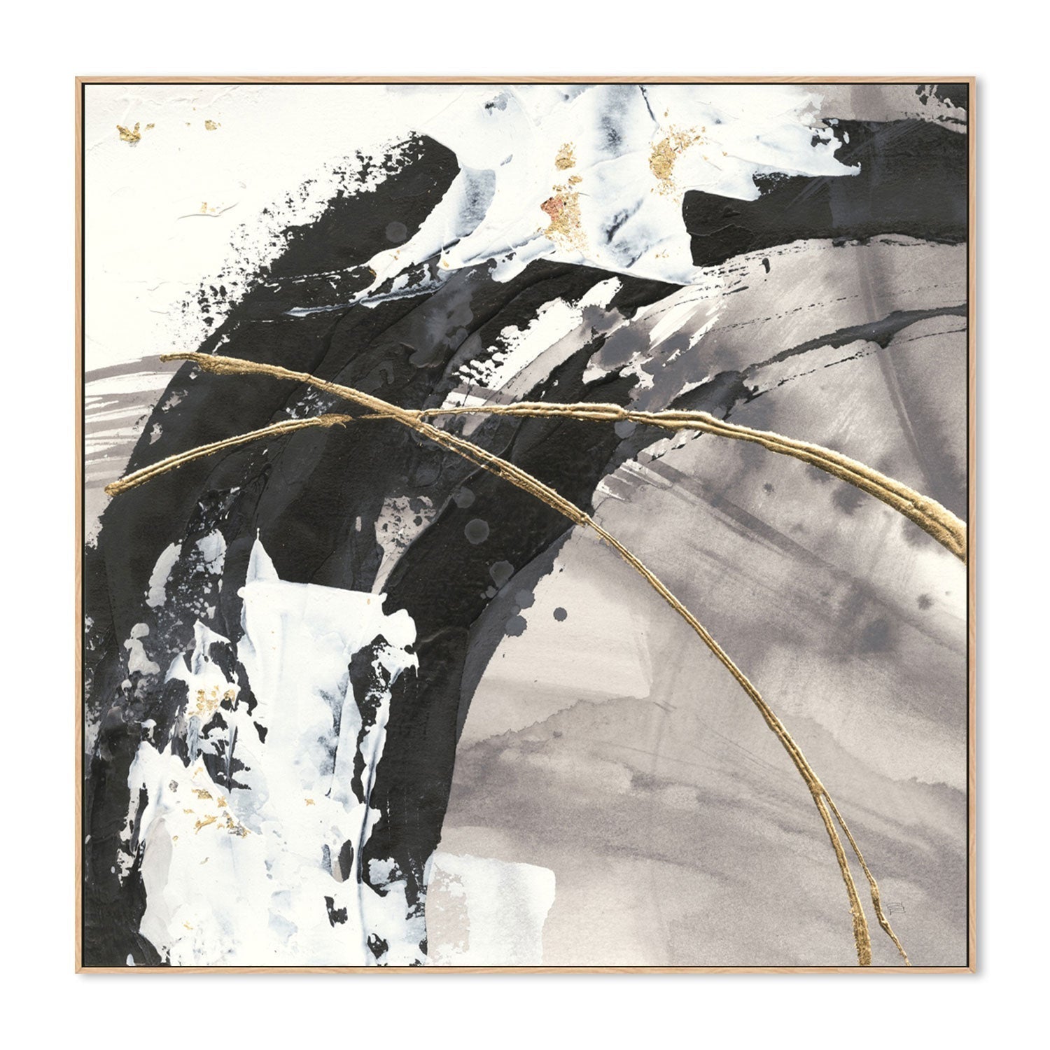 wall-art-print-canvas-poster-framed-Gilded Arcs, Style B-by-Chris Paschke-Gioia Wall Art