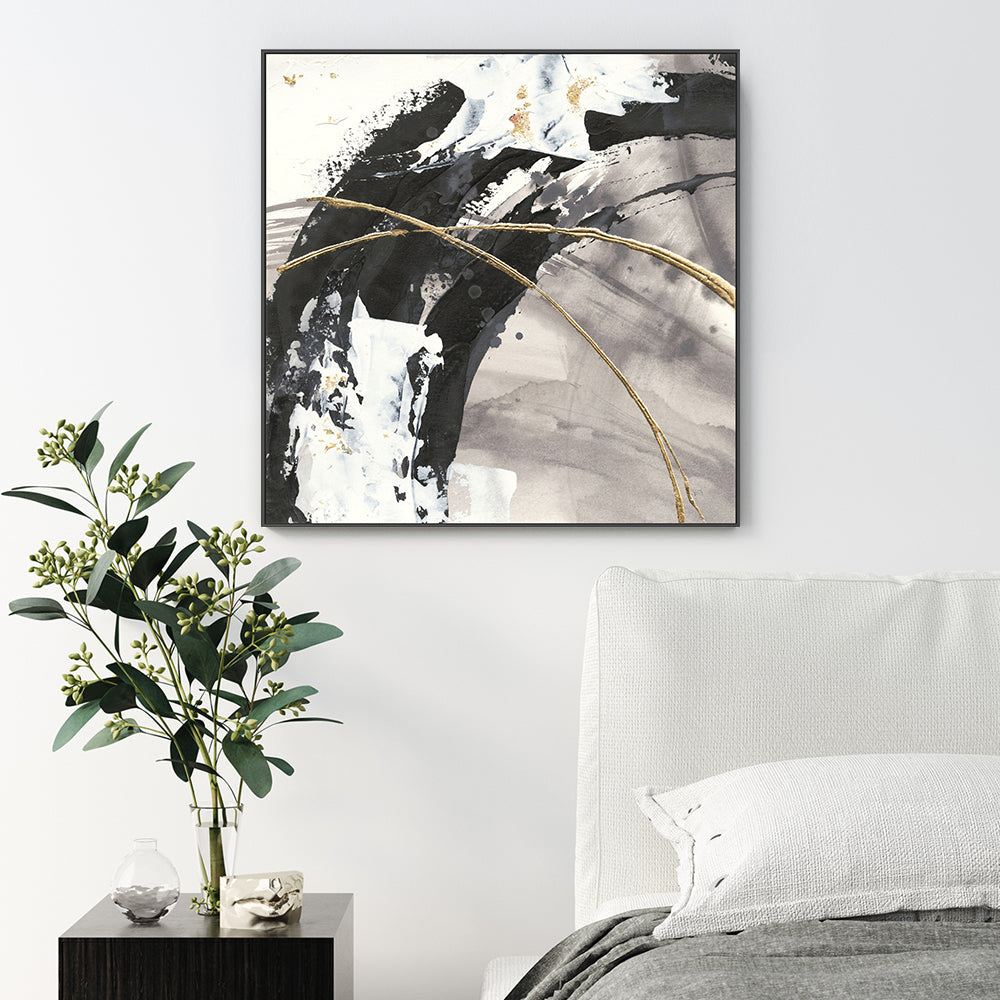 wall-art-print-canvas-poster-framed-Gilded Arcs, Style B-by-Chris Paschke-Gioia Wall Art