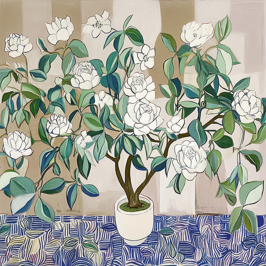 wall-art-print-canvas-poster-framed-Gilded Roses, Style B-1