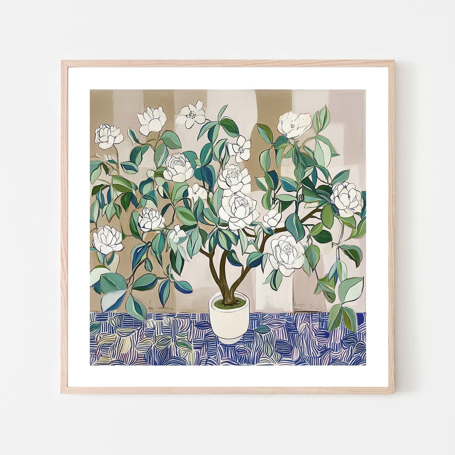 wall-art-print-canvas-poster-framed-Gilded Roses, Style B-6