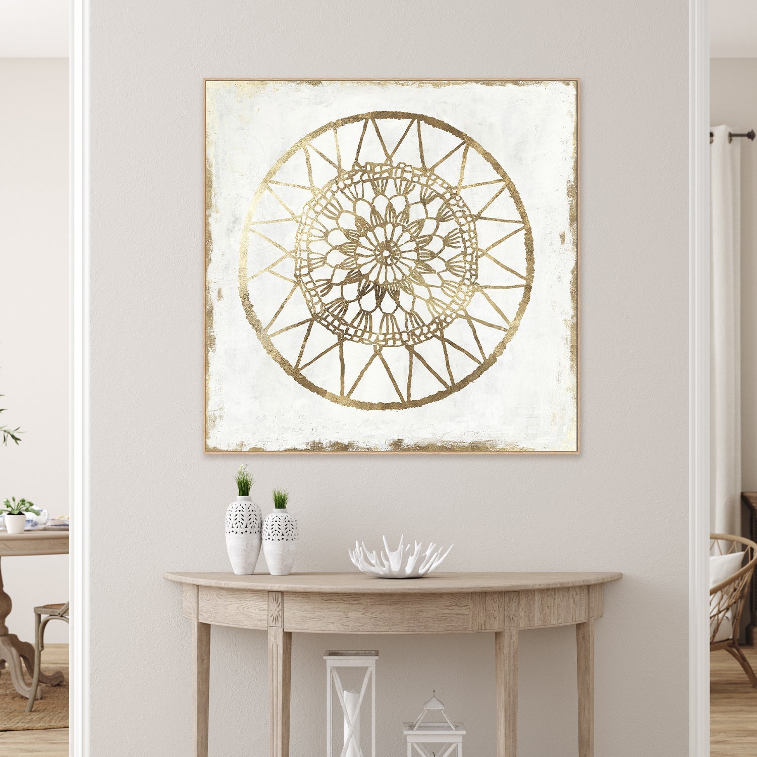 wall-art-print-canvas-poster-framed-Gilded Star , By Tom Reeves-2