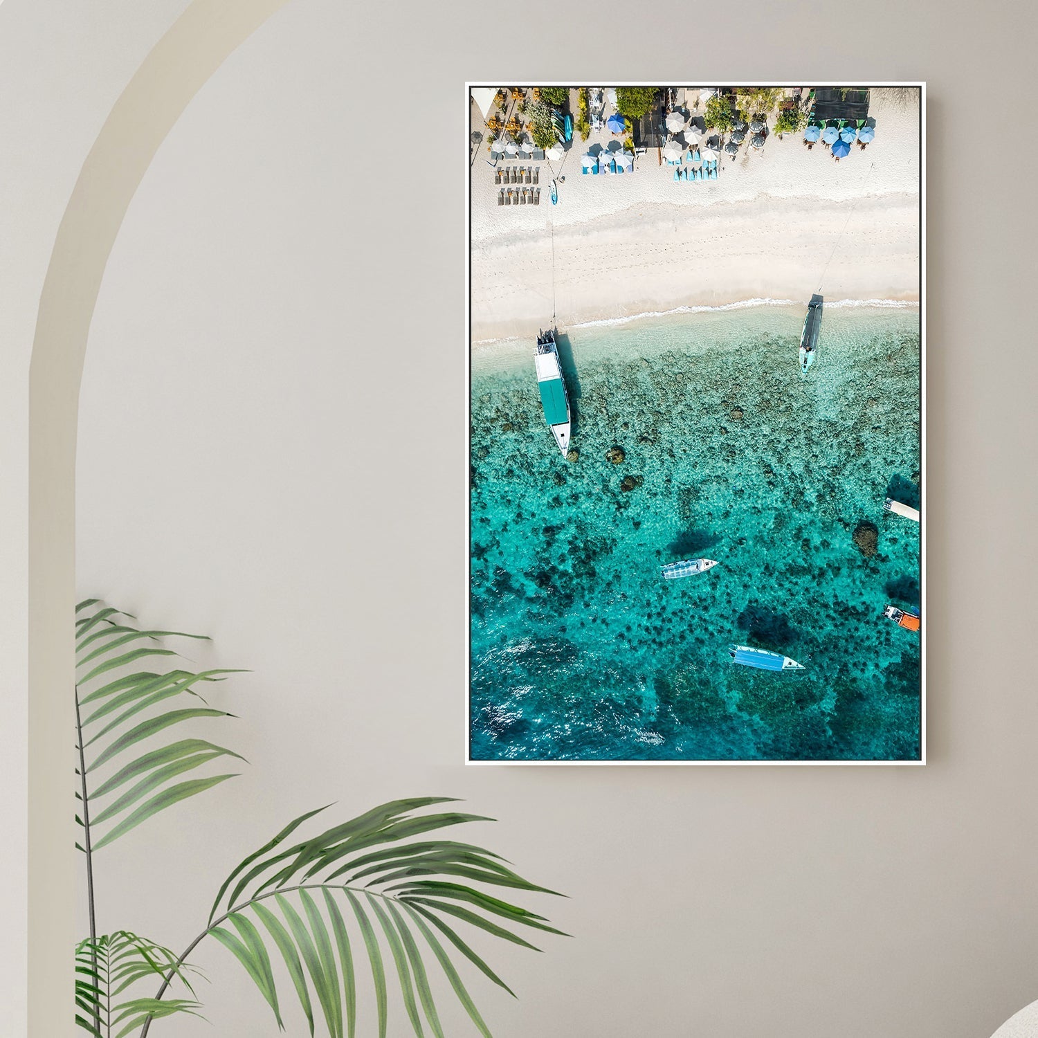 wall-art-print-canvas-poster-framed-Gili Trawangan, Style A, Indonesia , By Maddison Harris-2