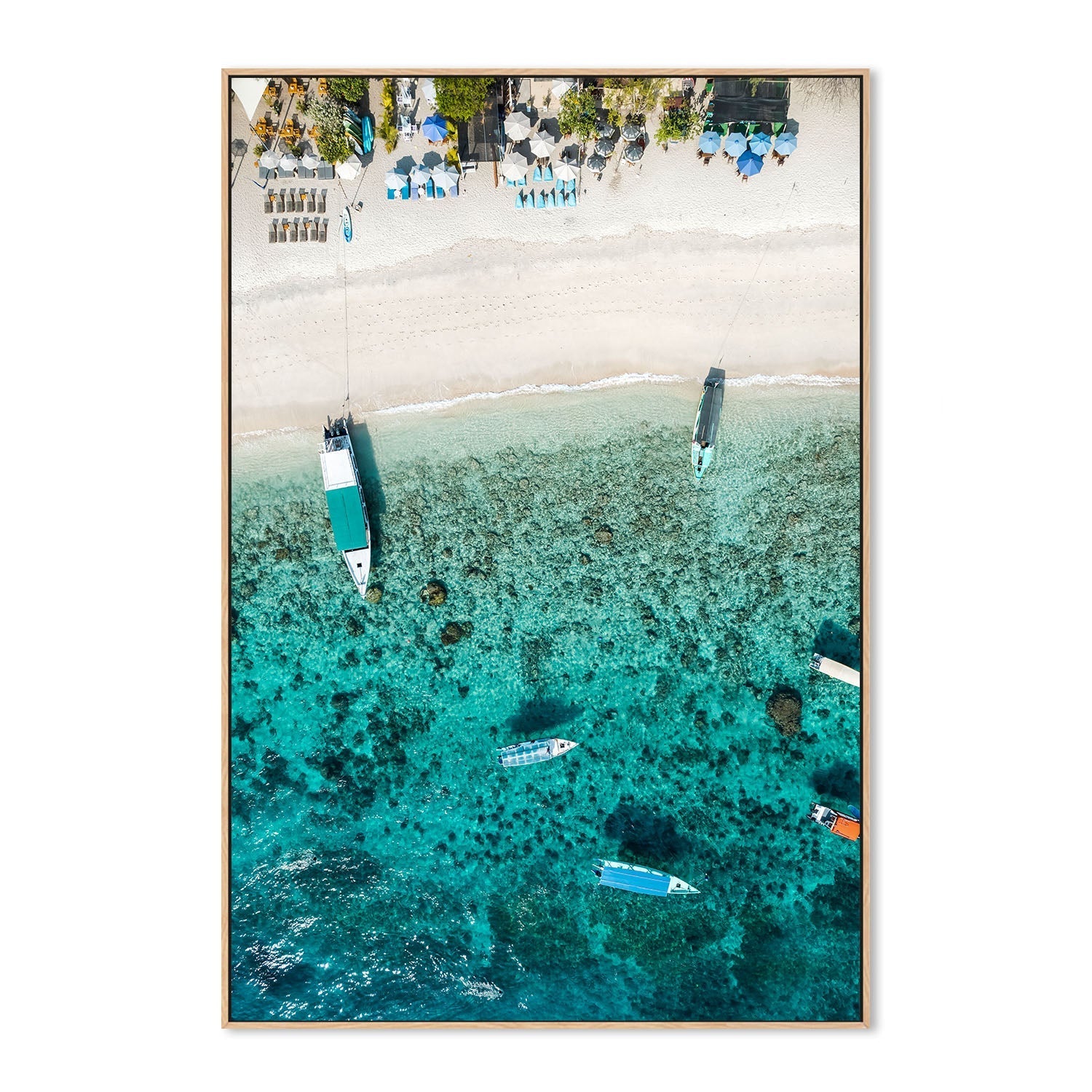 wall-art-print-canvas-poster-framed-Gili Trawangan, Style A, Indonesia , By Maddison Harris-4