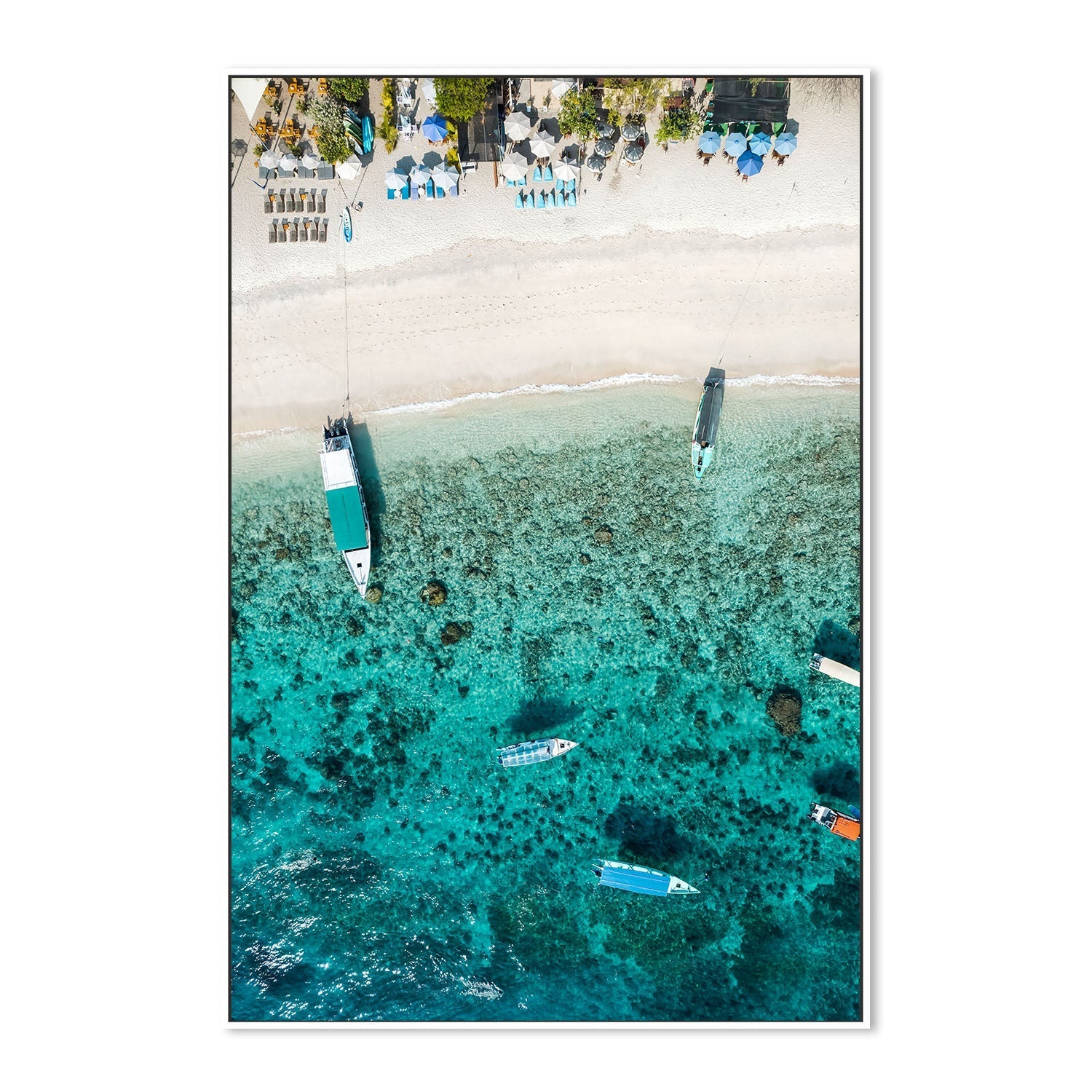 wall-art-print-canvas-poster-framed-Gili Trawangan, Style A, Indonesia , By Maddison Harris-5