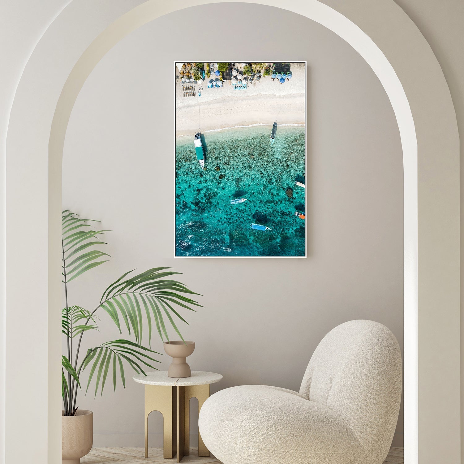 wall-art-print-canvas-poster-framed-Gili Trawangan, Style A, Indonesia , By Maddison Harris-7