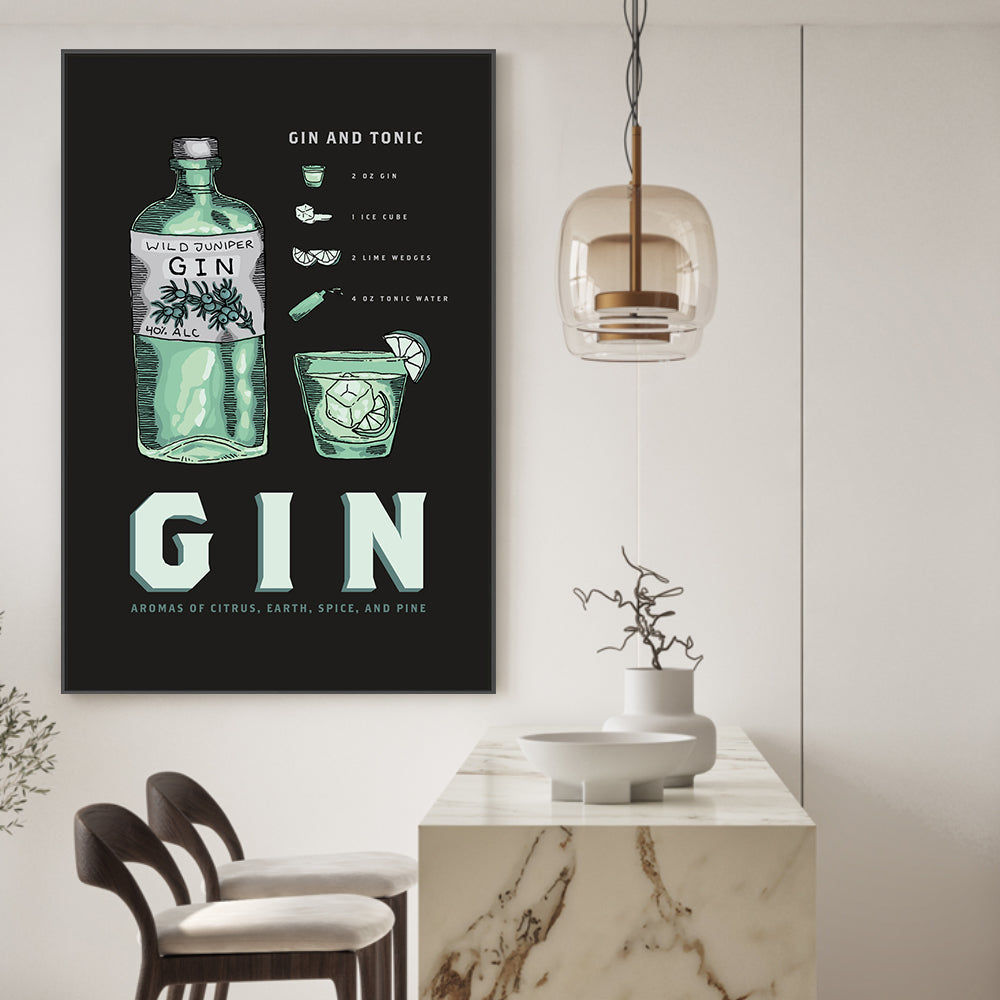 wall-art-print-canvas-poster-framed-Gin , By Rosalyn Gray-GIOIA-WALL-ART