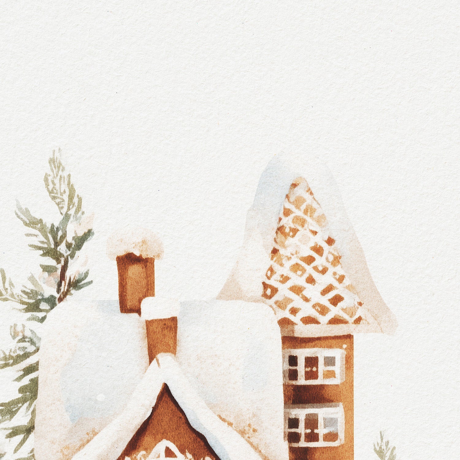 wall-art-print-canvas-poster-framed-Gingerbread Village-10