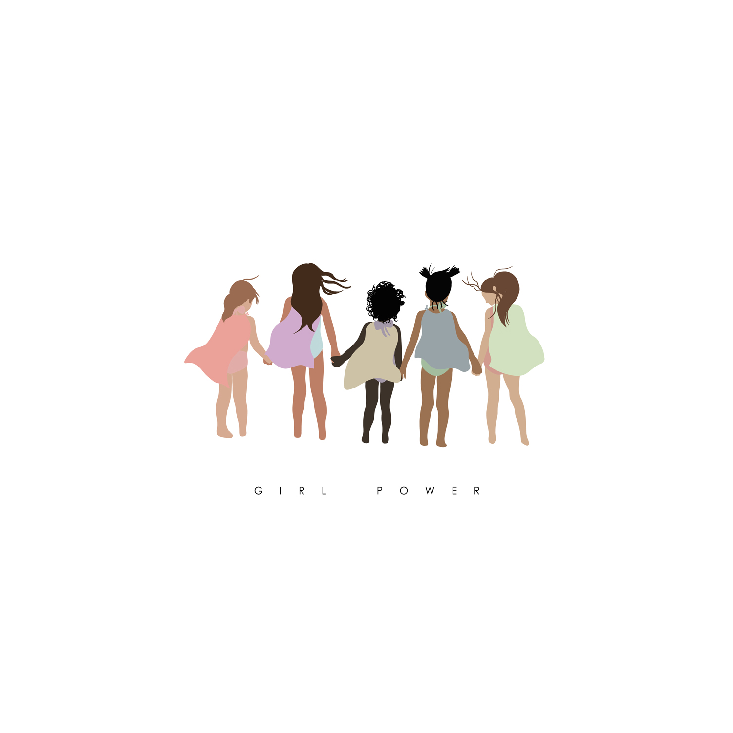 wall-art-print-canvas-poster-framed-Girl Power , By Leah Straatsma-1
