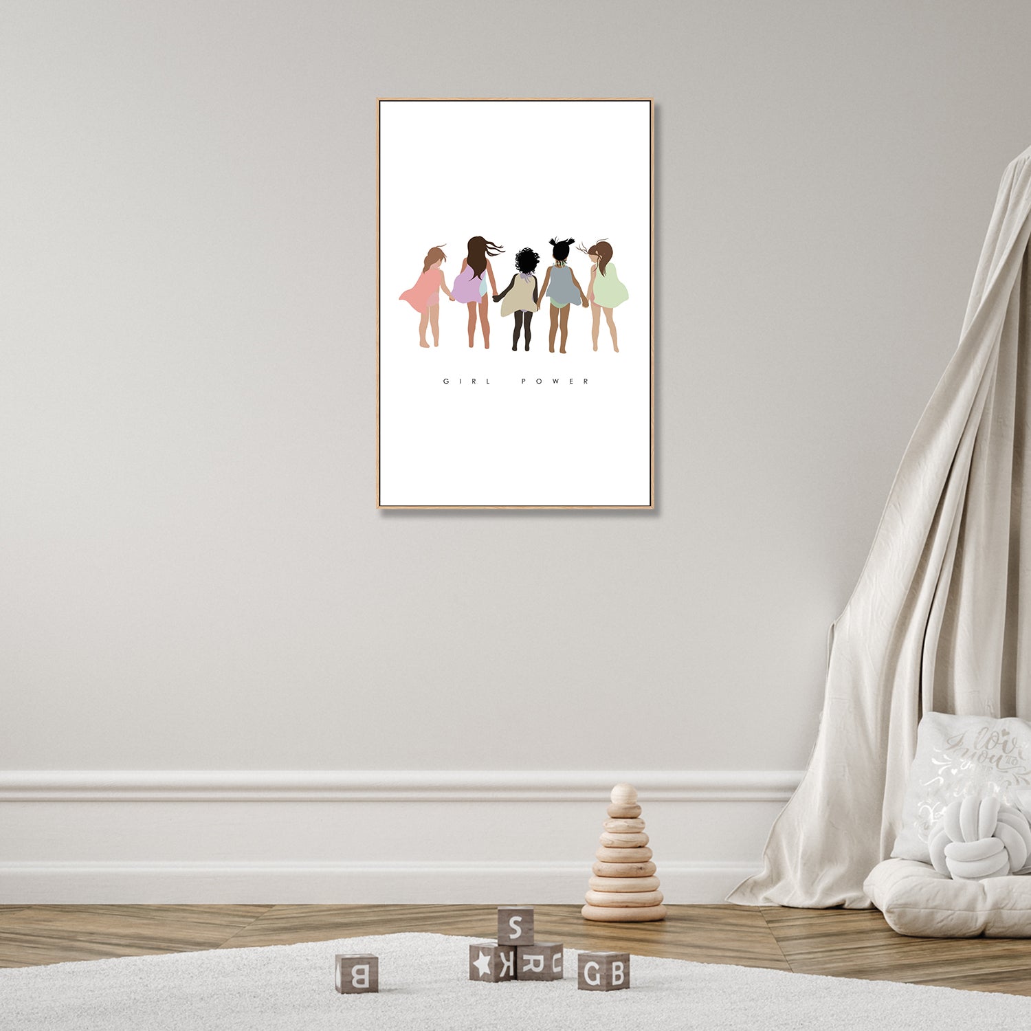 wall-art-print-canvas-poster-framed-Girl Power , By Leah Straatsma-2