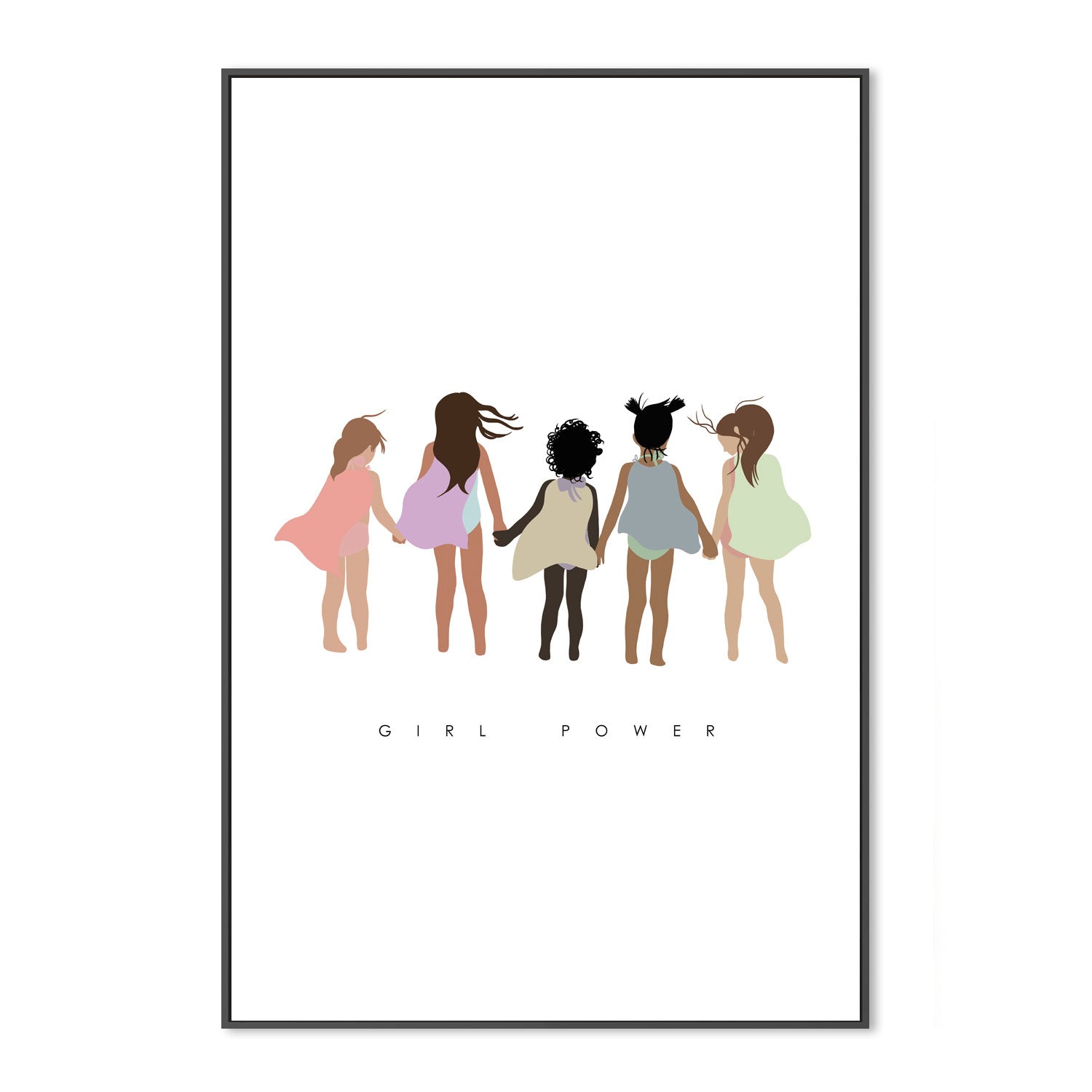 wall-art-print-canvas-poster-framed-Girl Power , By Leah Straatsma-3