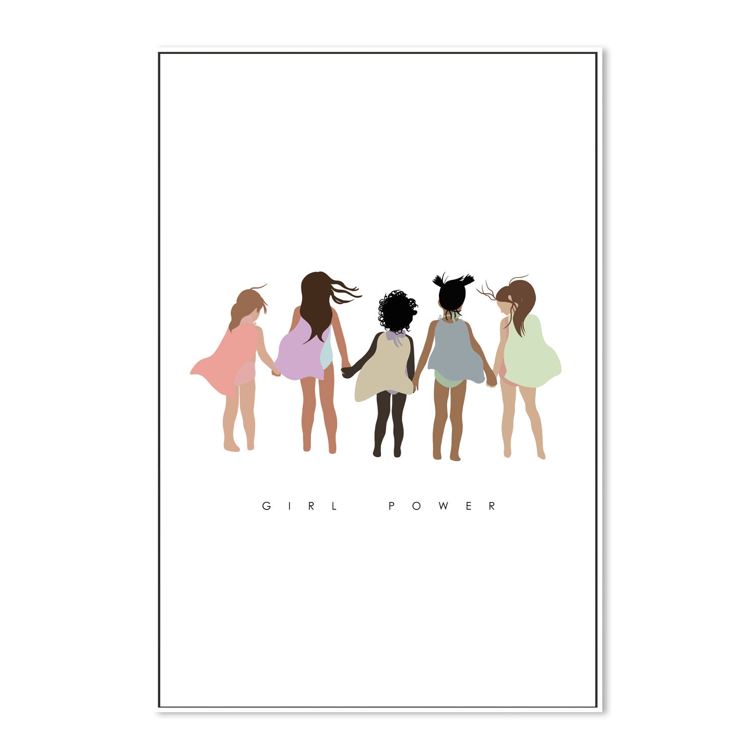 wall-art-print-canvas-poster-framed-Girl Power , By Leah Straatsma-5