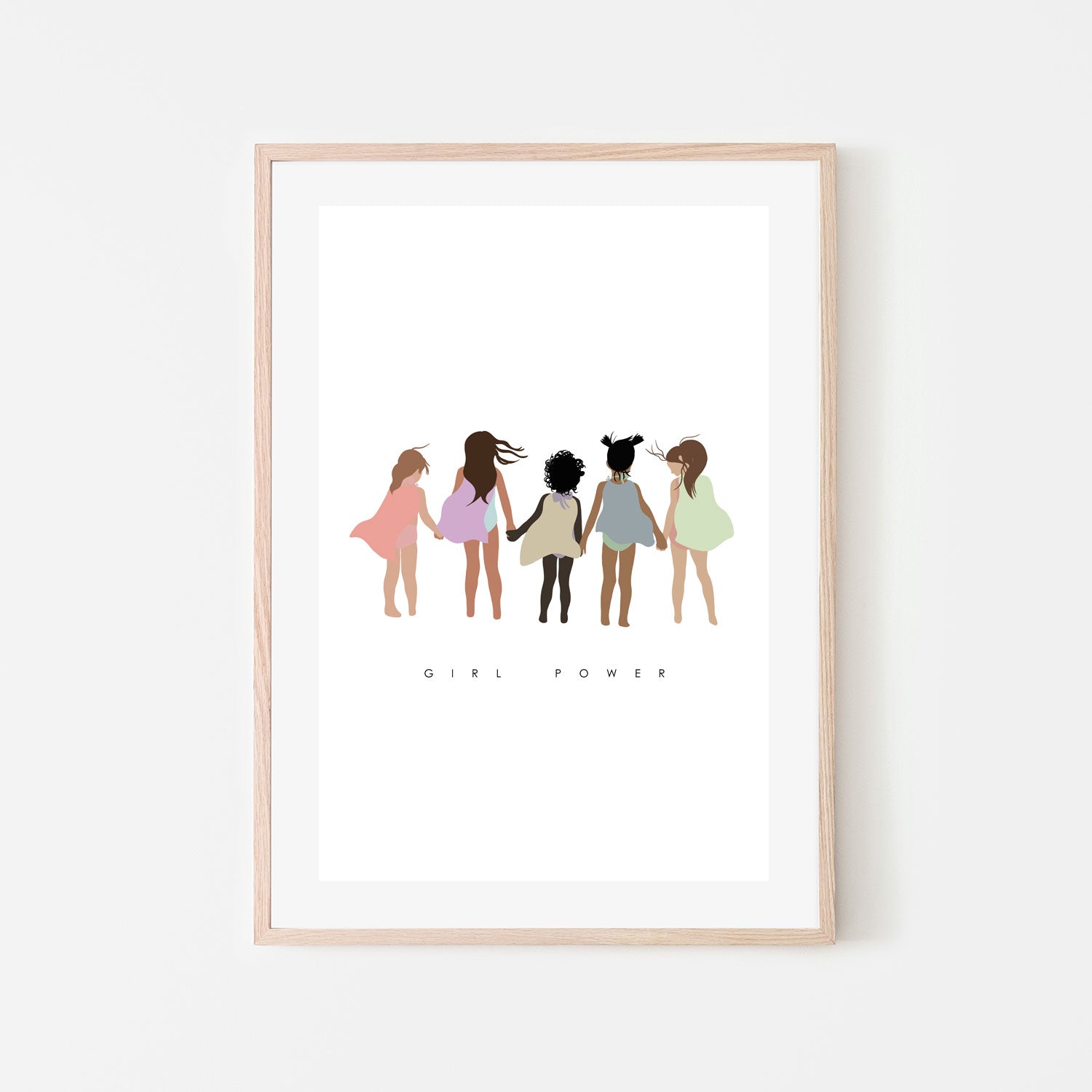 wall-art-print-canvas-poster-framed-Girl Power , By Leah Straatsma-6