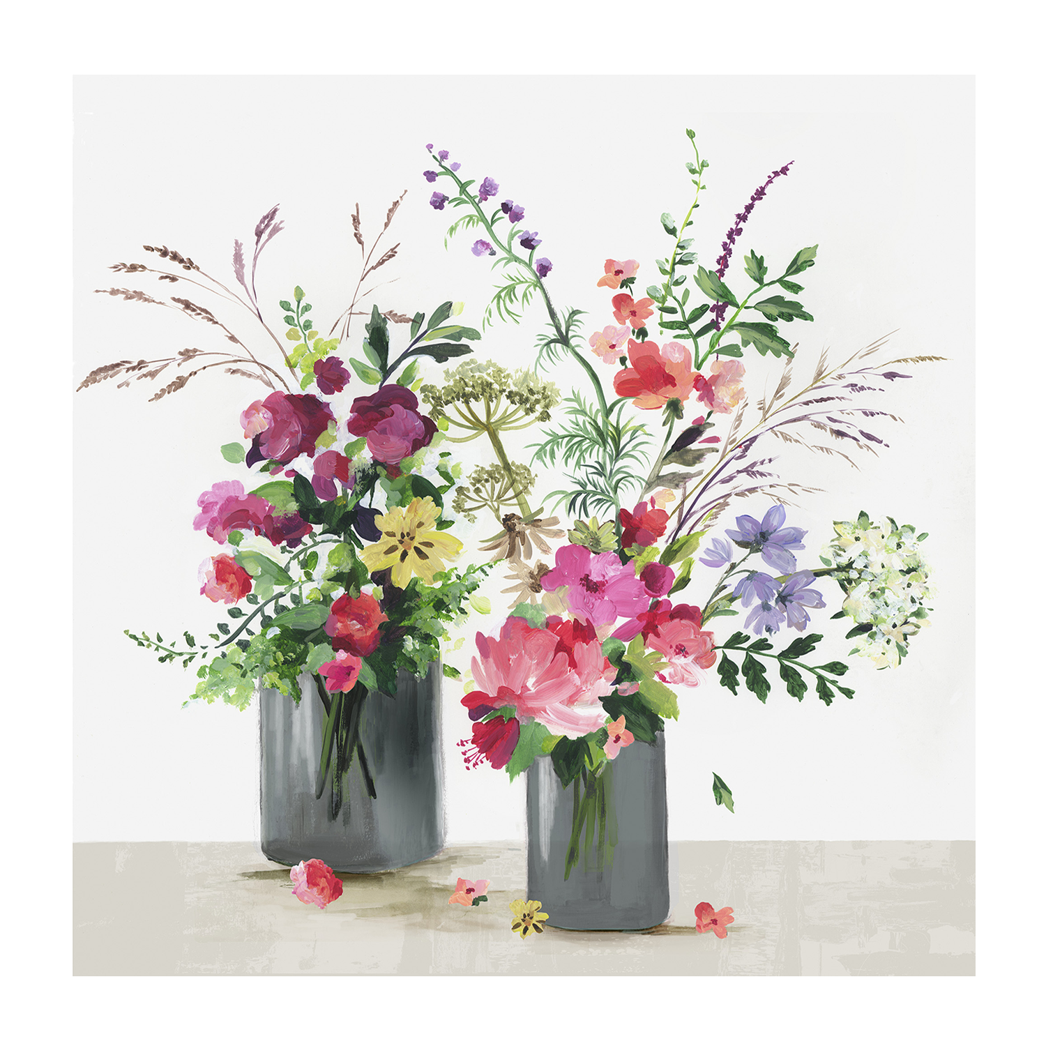 wall-art-print-canvas-poster-framed-Glass Florals , By Asia Jensen-1