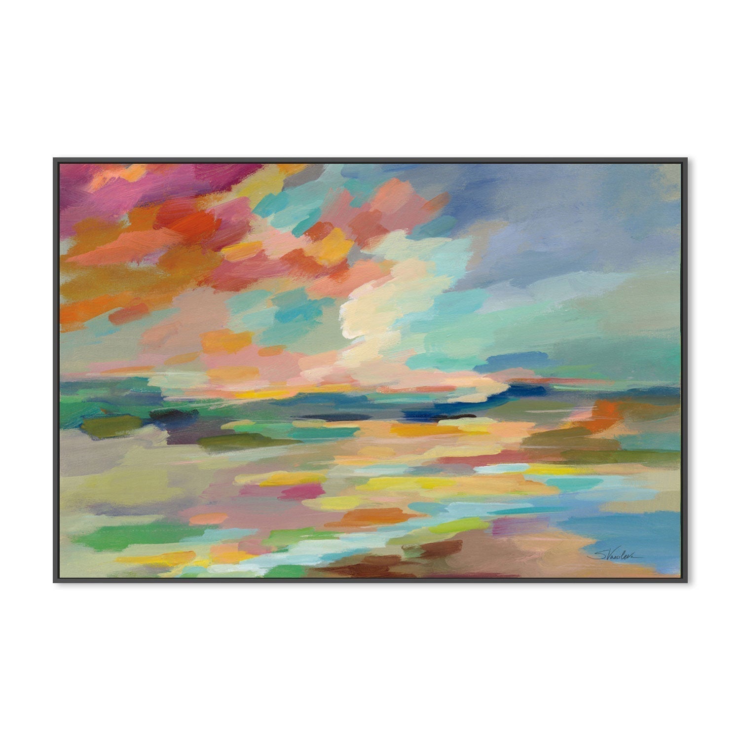 wall-art-print-canvas-poster-framed-Glorious Summer-by-Silvia Vassileva-Gioia Wall Art
