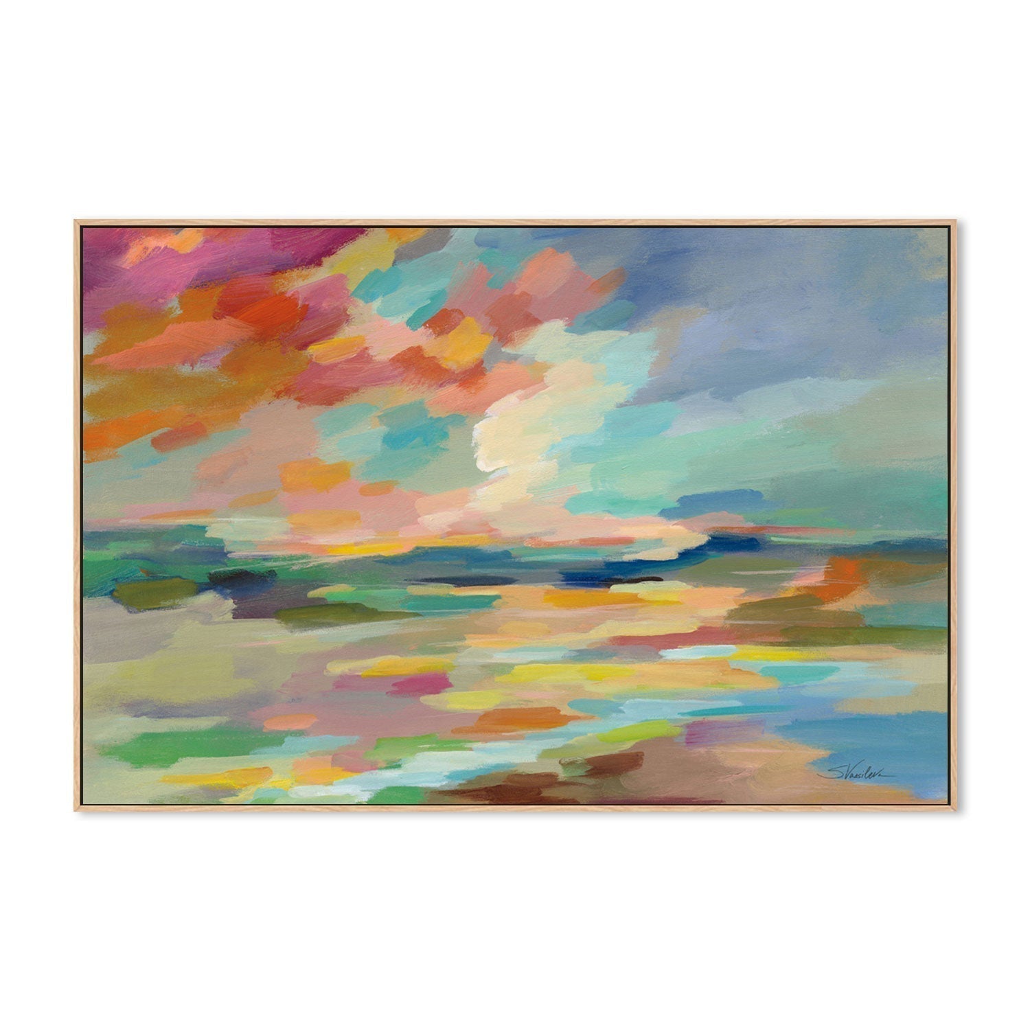 wall-art-print-canvas-poster-framed-Glorious Summer-by-Silvia Vassileva-Gioia Wall Art