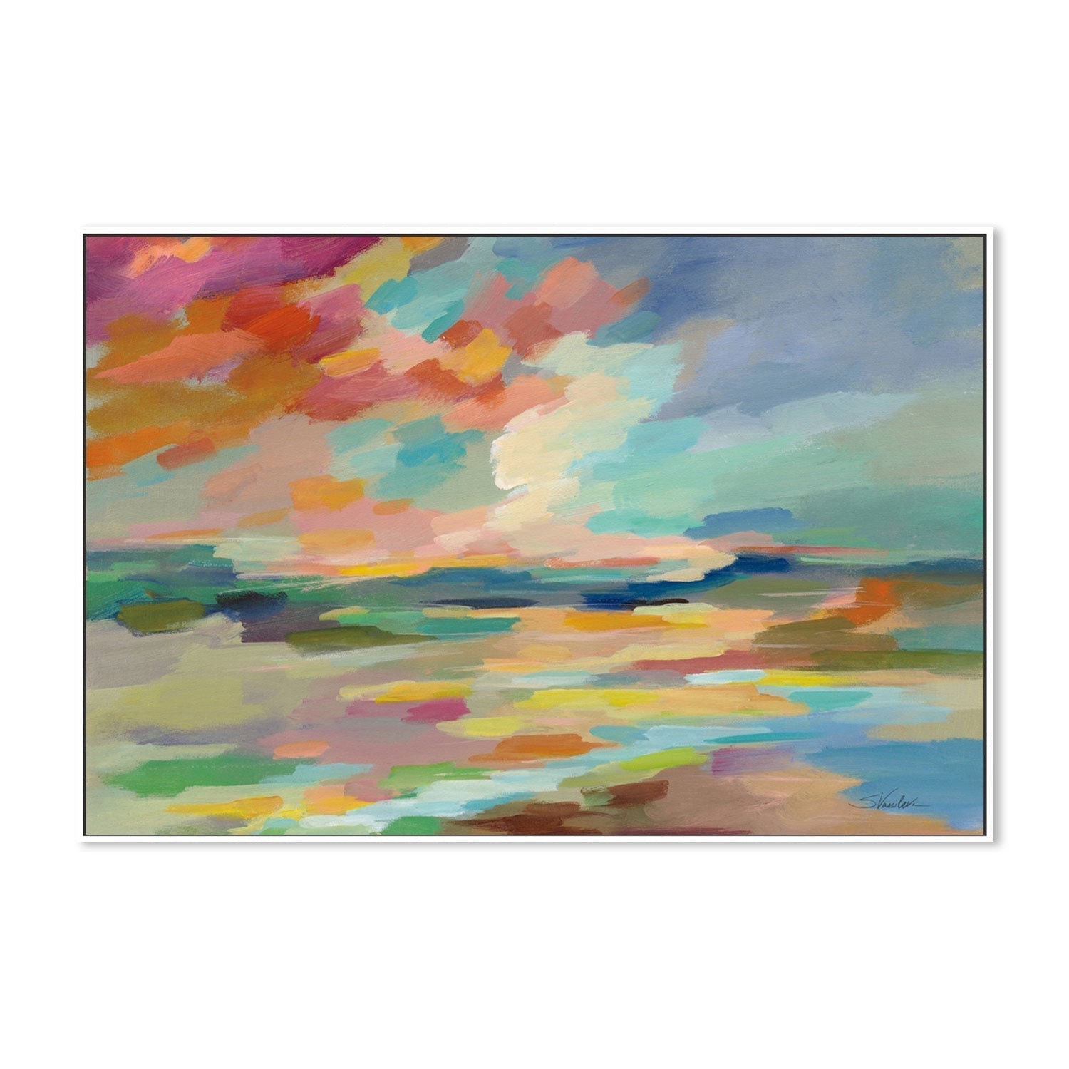 wall-art-print-canvas-poster-framed-Glorious Summer-by-Silvia Vassileva-Gioia Wall Art