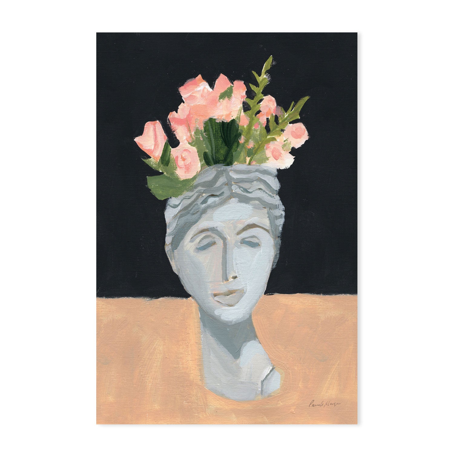 wall-art-print-canvas-poster-framed-Goddess Roses-by-Pamela Munger-Gioia Wall Art