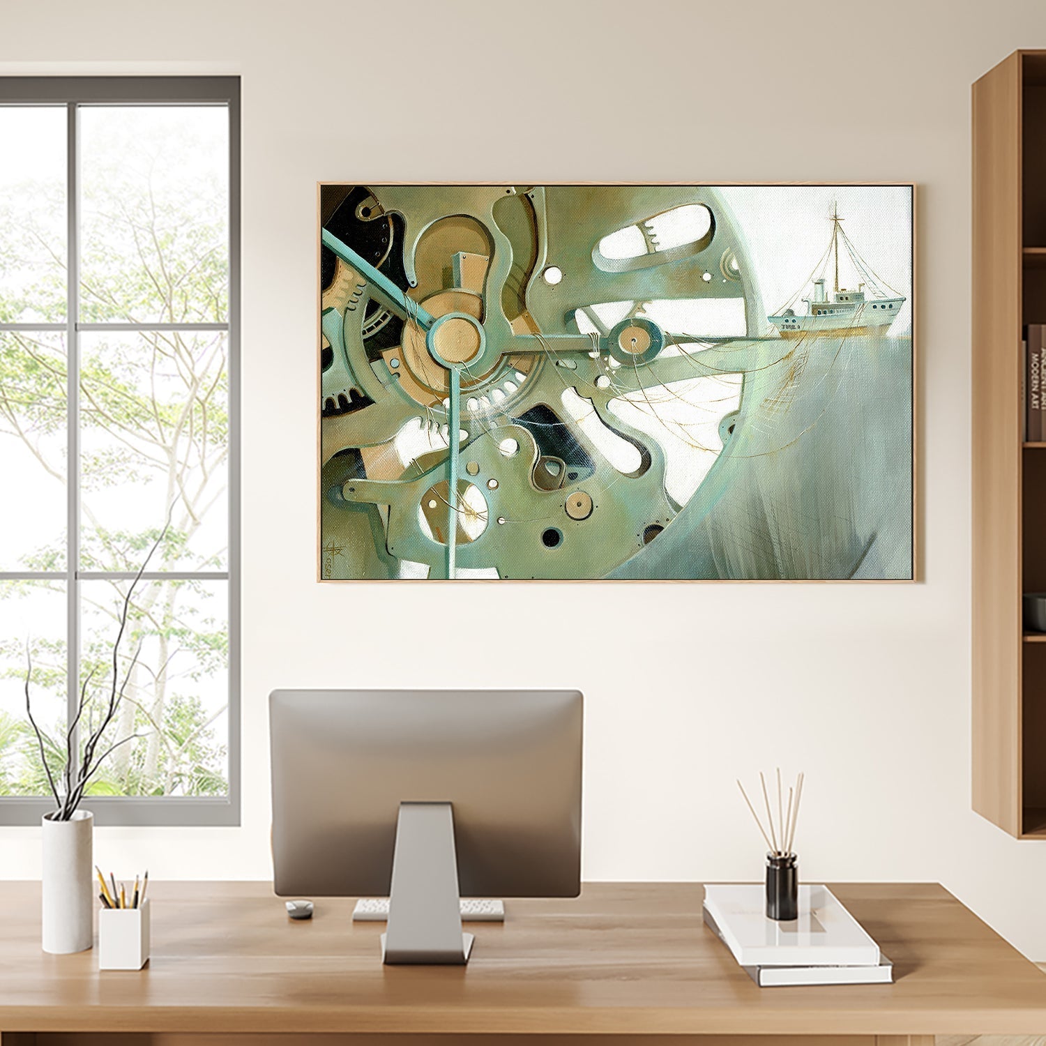 wall-art-print-canvas-poster-framed-Going Clockwise , By Olena Kosenko-2