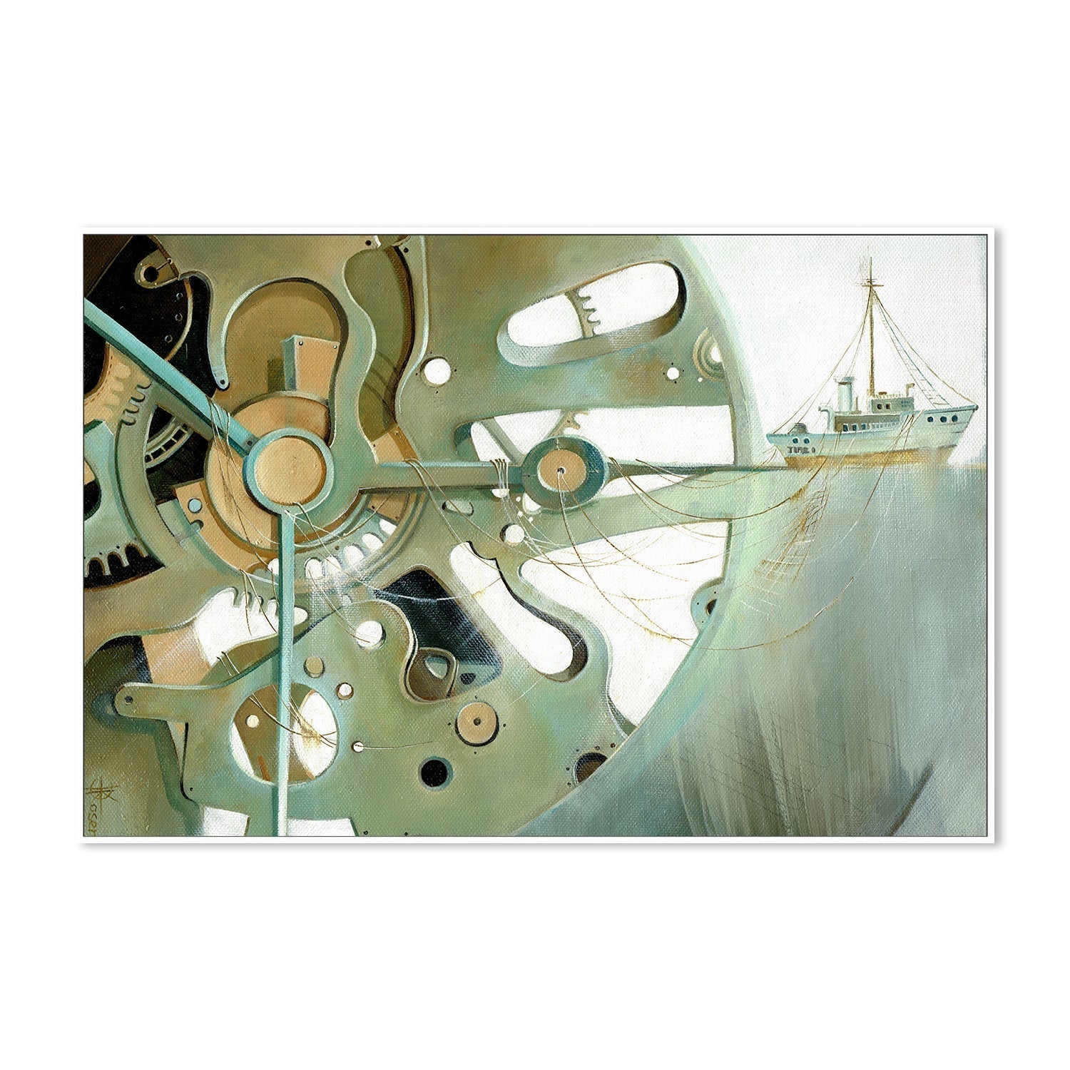 wall-art-print-canvas-poster-framed-Going Clockwise , By Olena Kosenko-5