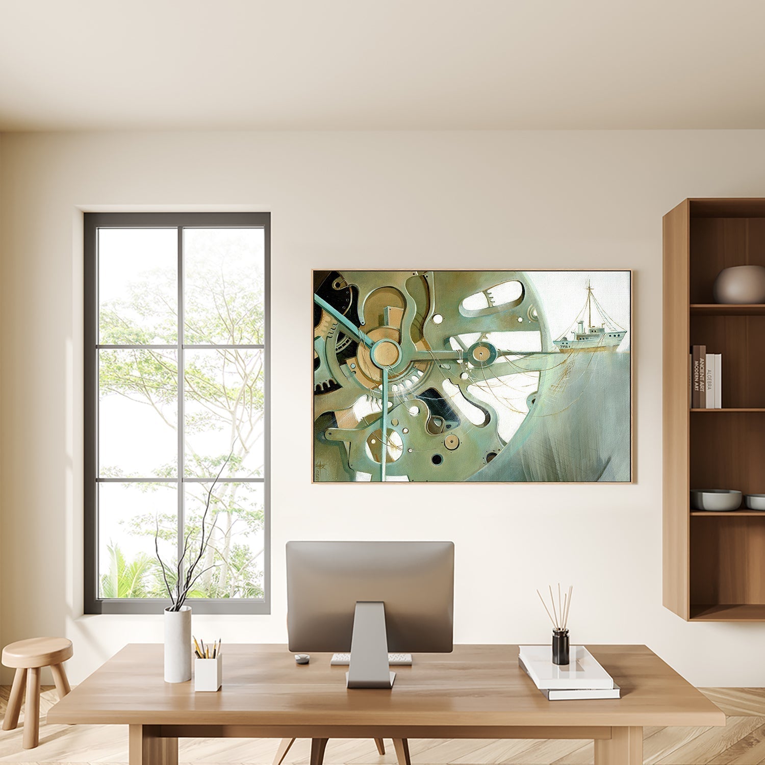 wall-art-print-canvas-poster-framed-Going Clockwise , By Olena Kosenko-7