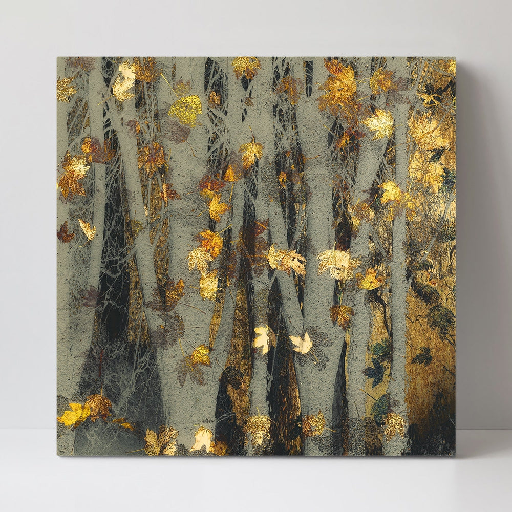Gold Leaf, by Nel Talen-Framed-Canvas-Print-Poster-Gioia Wall Art