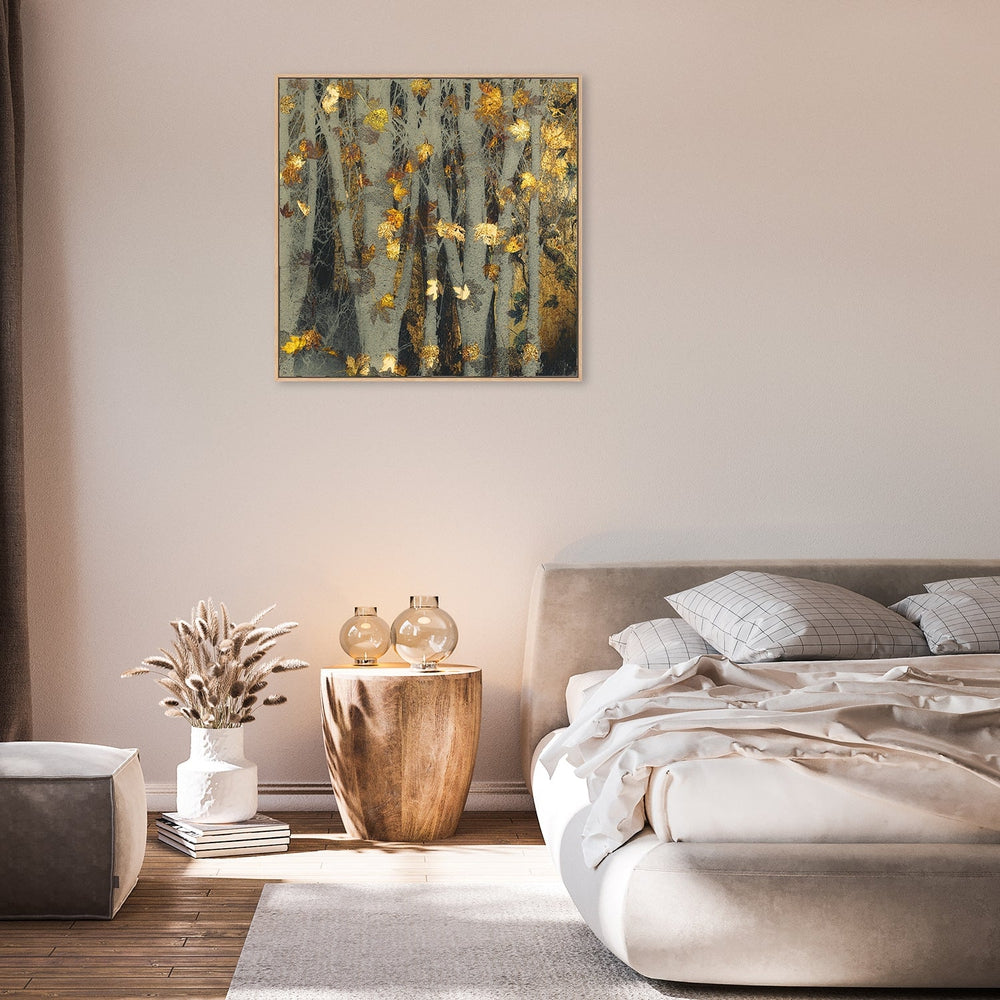 Gold Leaf, by Nel Talen-Framed-Canvas-Print-Poster-Gioia Wall Art