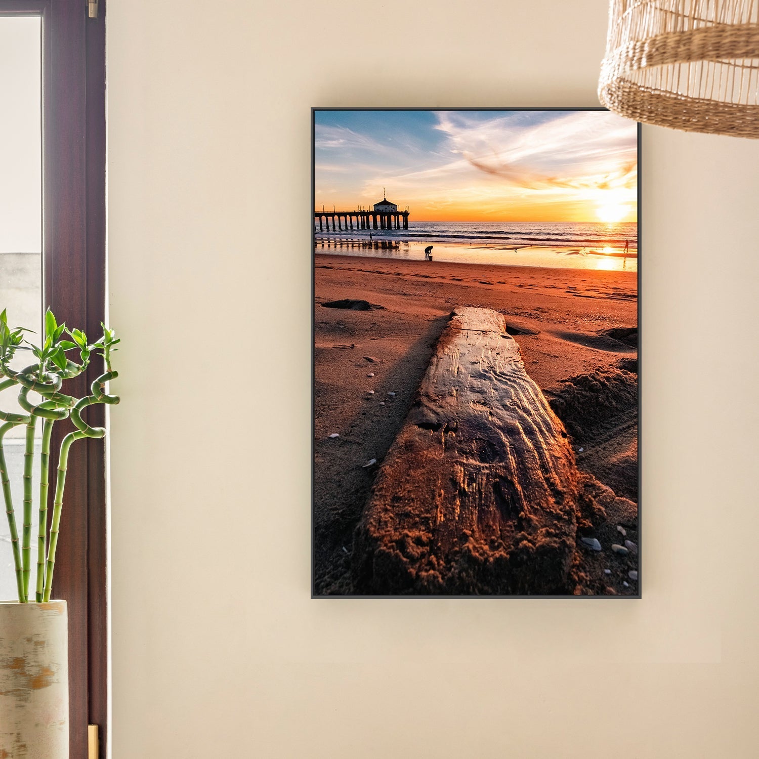 wall-art-print-canvas-poster-framed-Golden Beach , By Richard Podgurski-2
