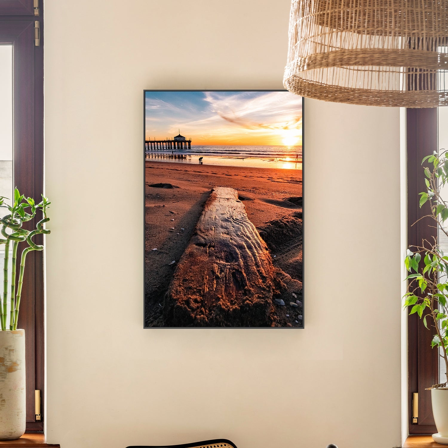 wall-art-print-canvas-poster-framed-Golden Beach , By Richard Podgurski-7