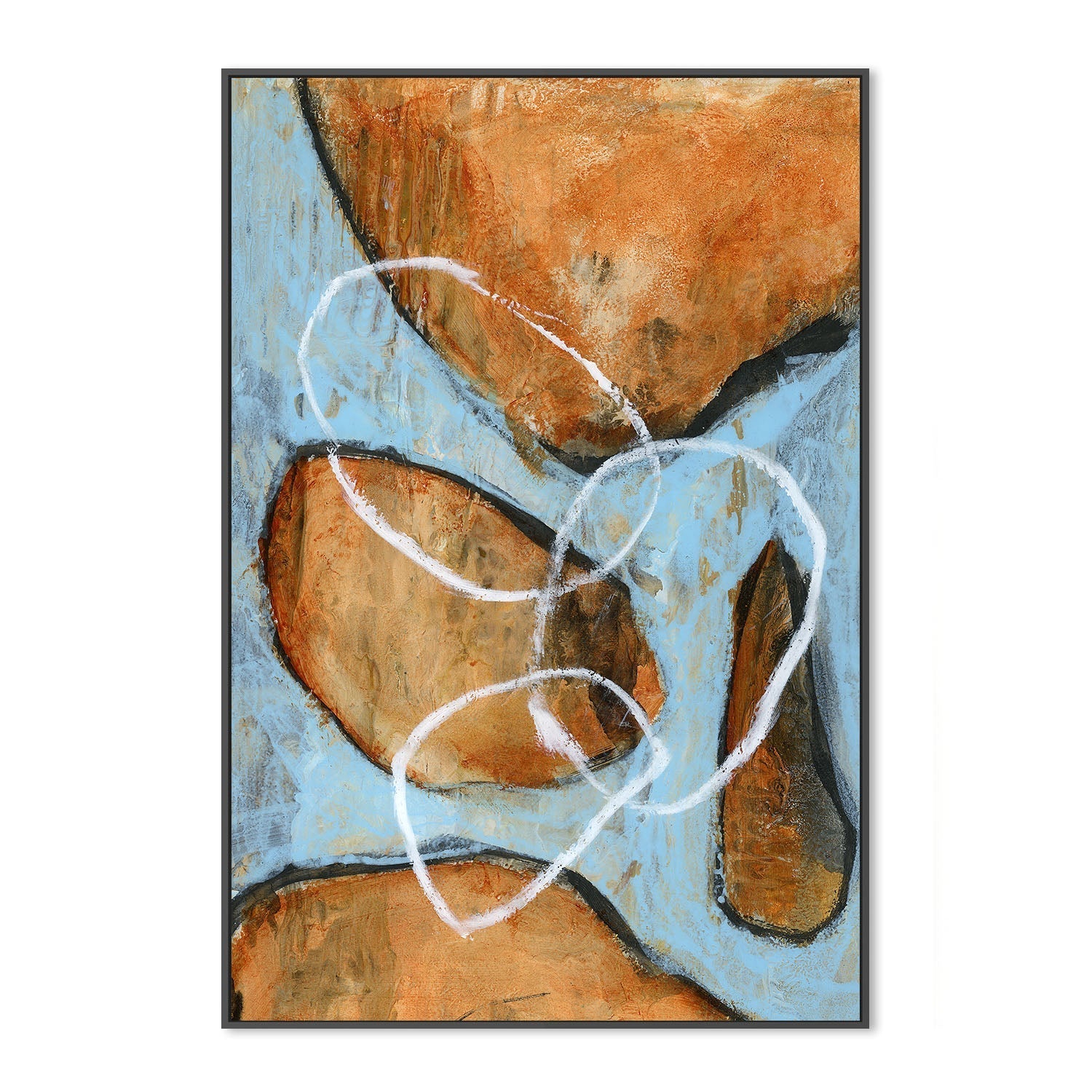 wall-art-print-canvas-poster-framed-Golden Circles , By Aubrey-3