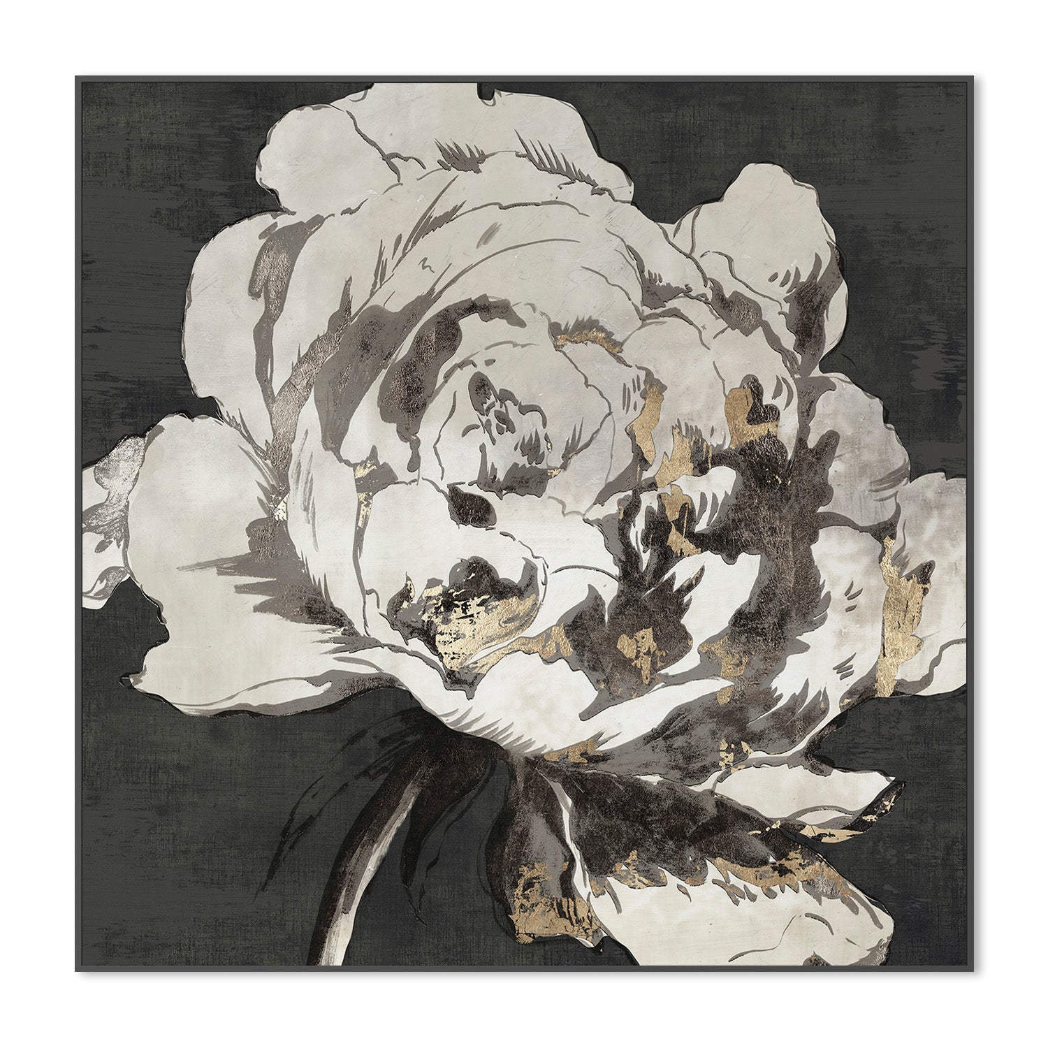 wall-art-print-canvas-poster-framed-Golden Flower, Style A , By Asia Jensen-3