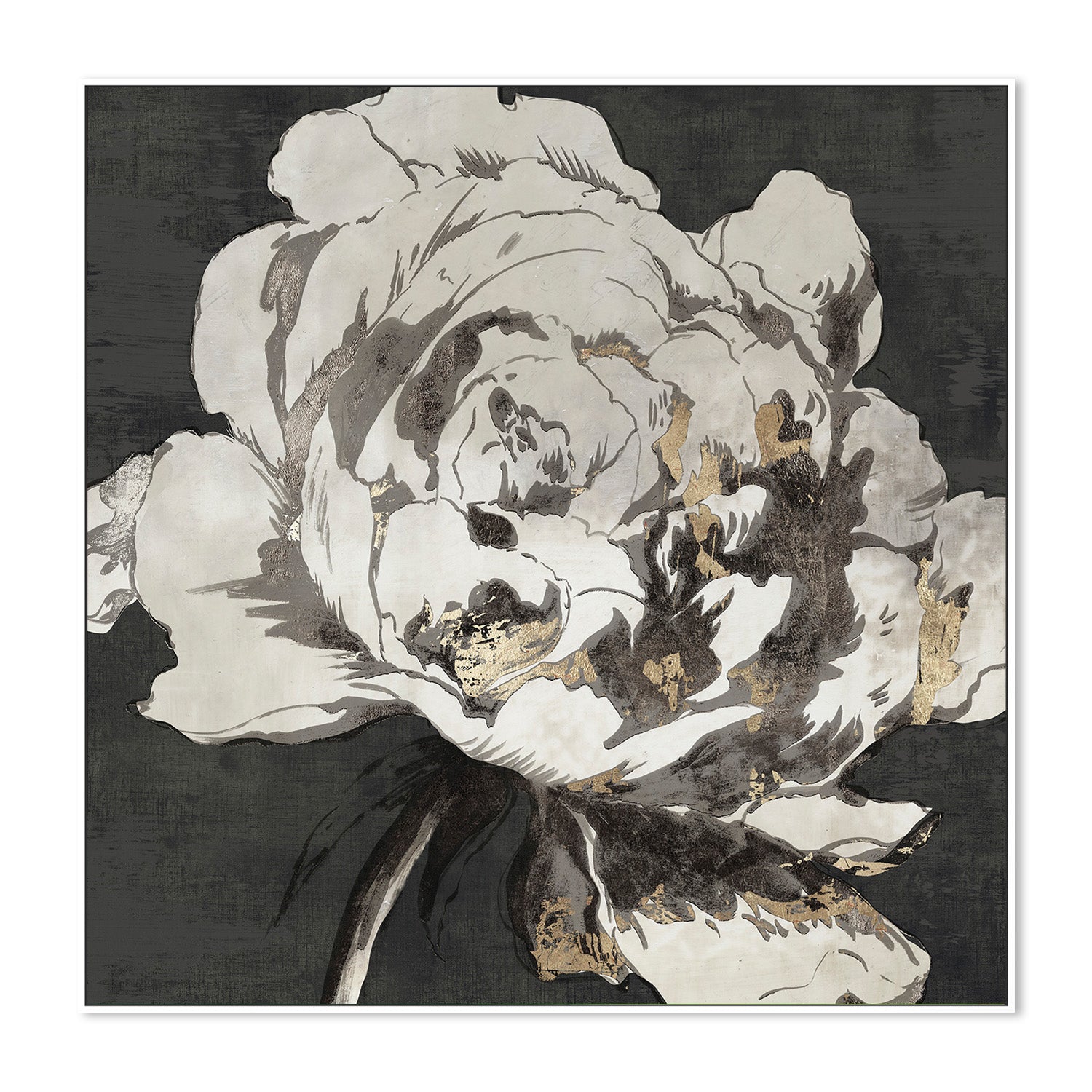 wall-art-print-canvas-poster-framed-Golden Flower, Style A , By Asia Jensen-5