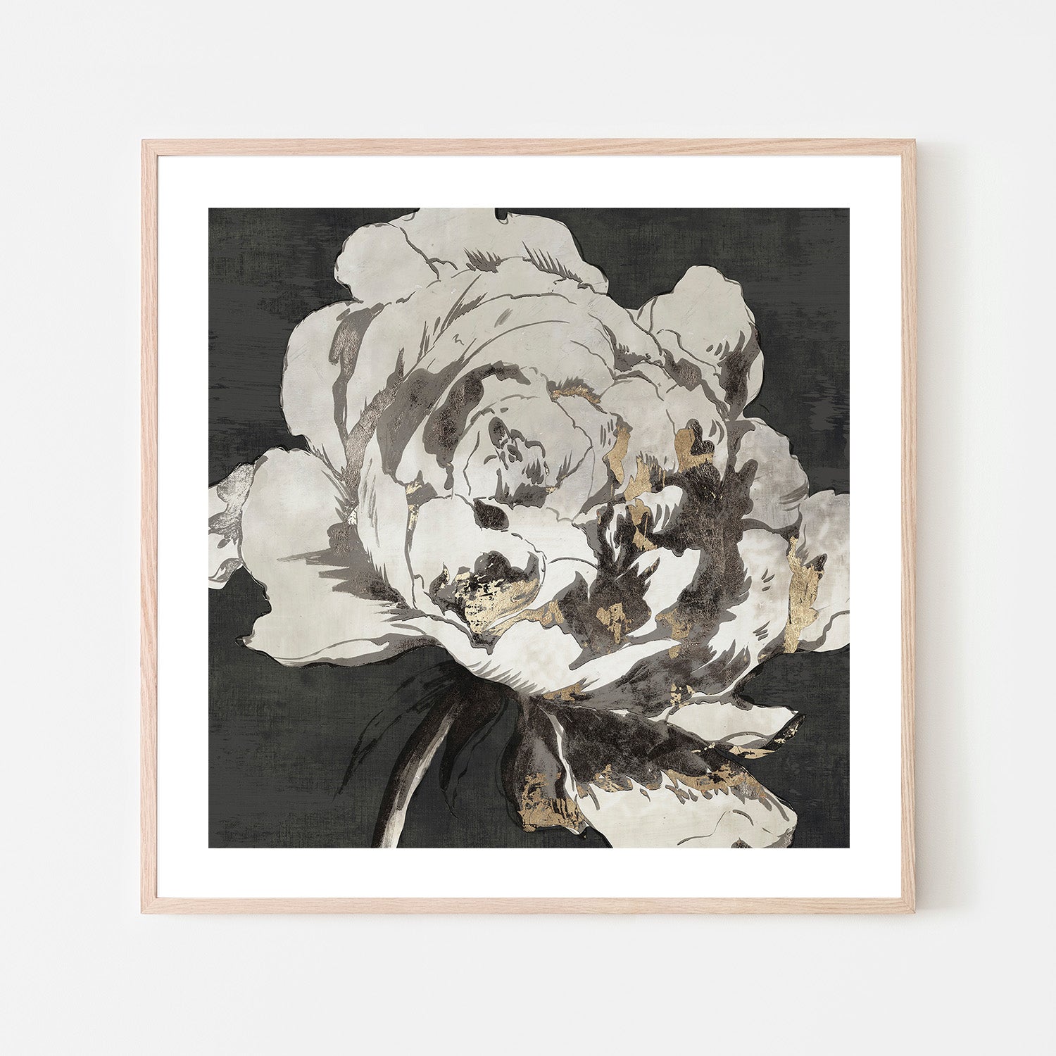 wall-art-print-canvas-poster-framed-Golden Flower, Style A , By Asia Jensen-6