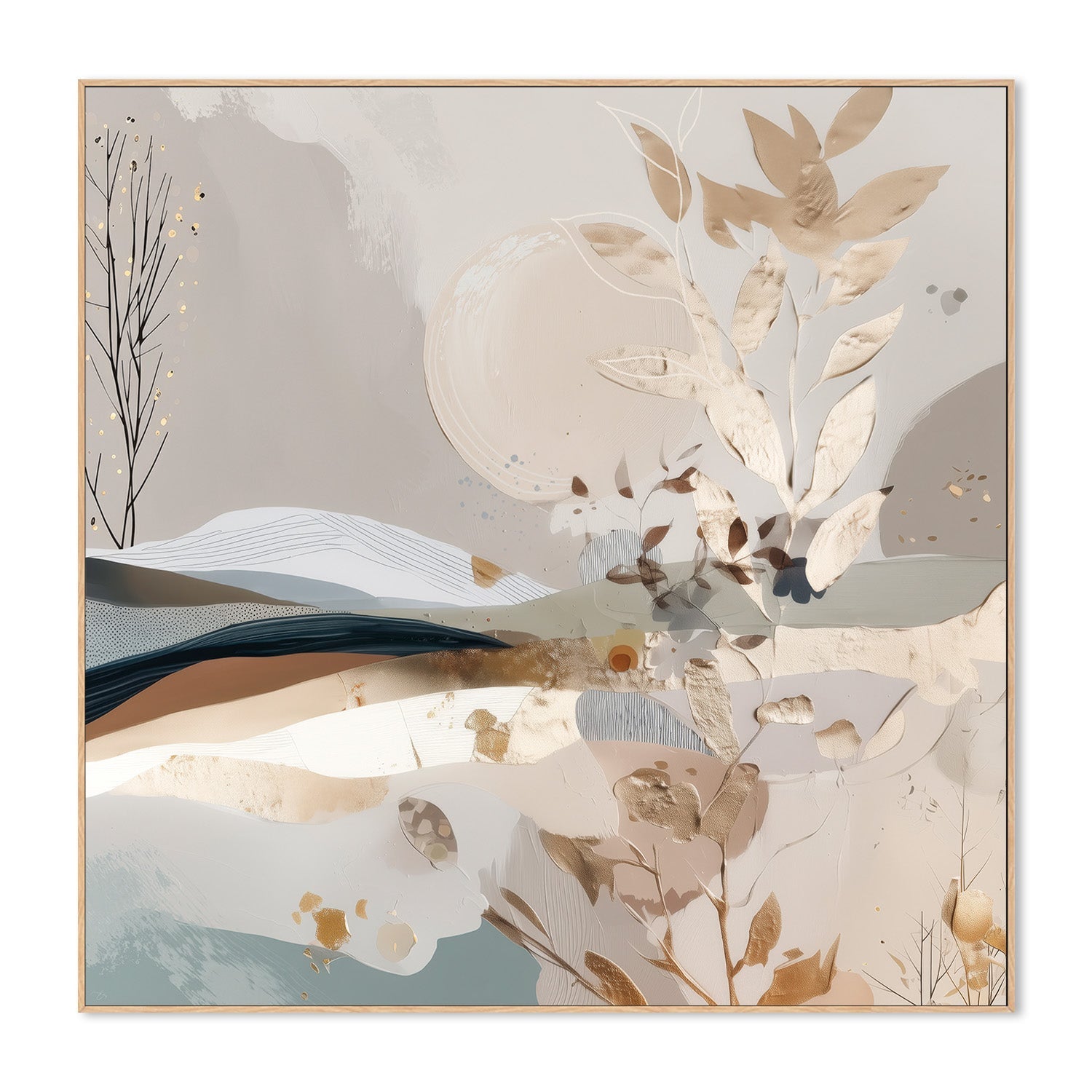 wall-art-print-canvas-poster-framed-Golden Folds-4