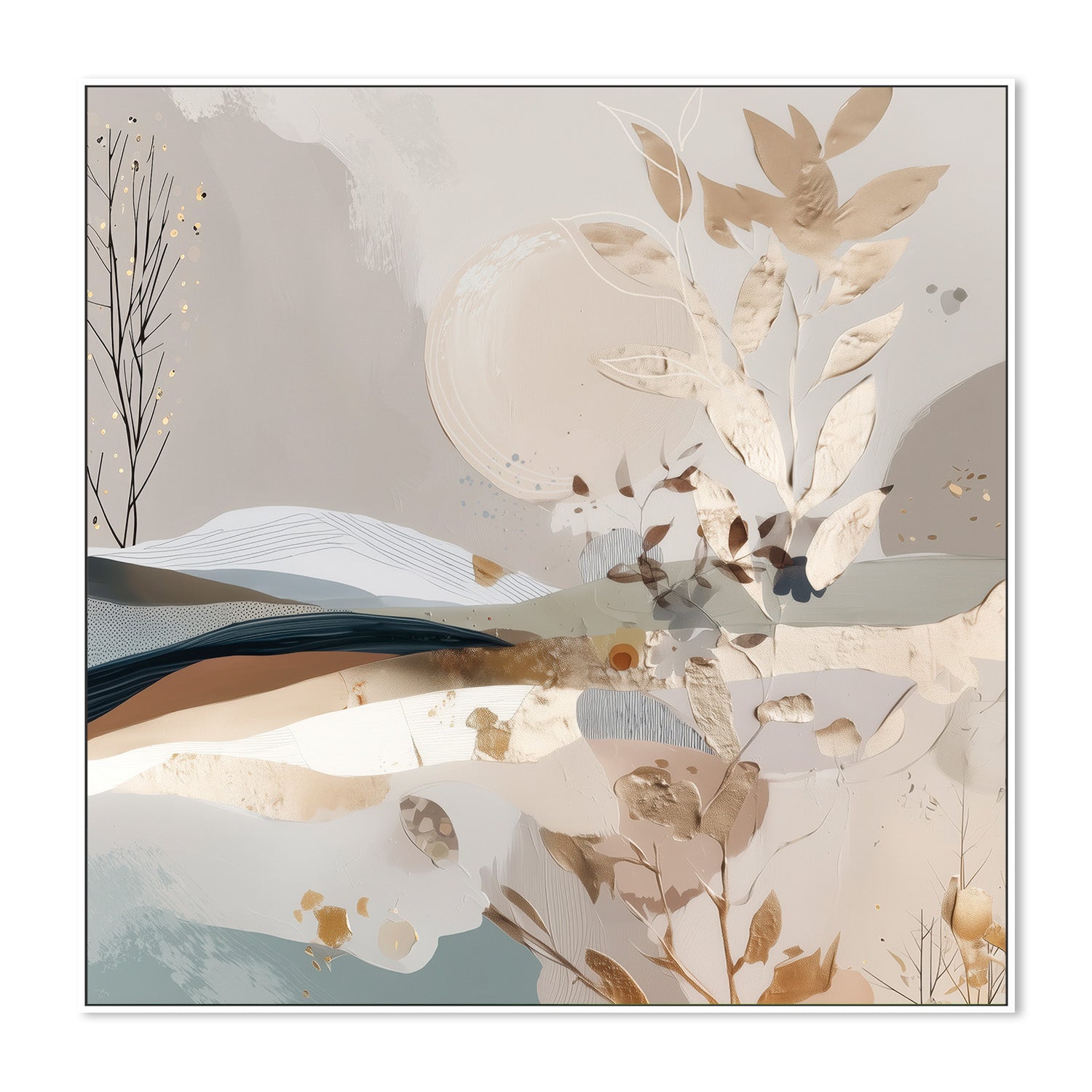 wall-art-print-canvas-poster-framed-Golden Folds-5