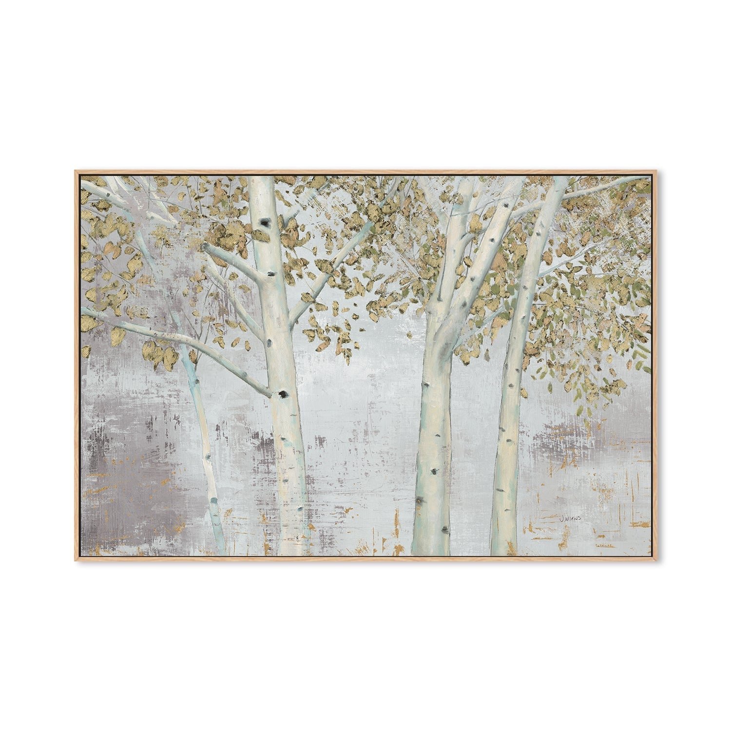 wall-art-print-canvas-poster-framed-Golden Forest Gray , By James Wiens-4
