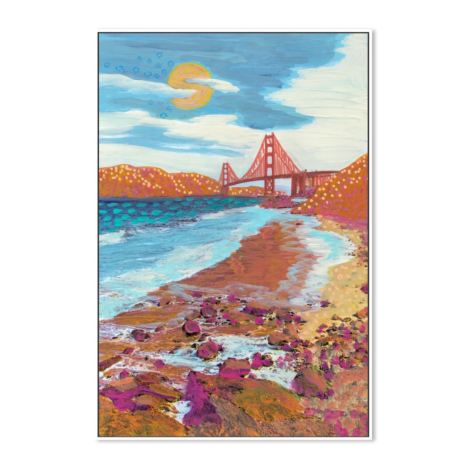 wall-art-print-canvas-poster-framed-Golden Gate , By Eleanor Baker-5