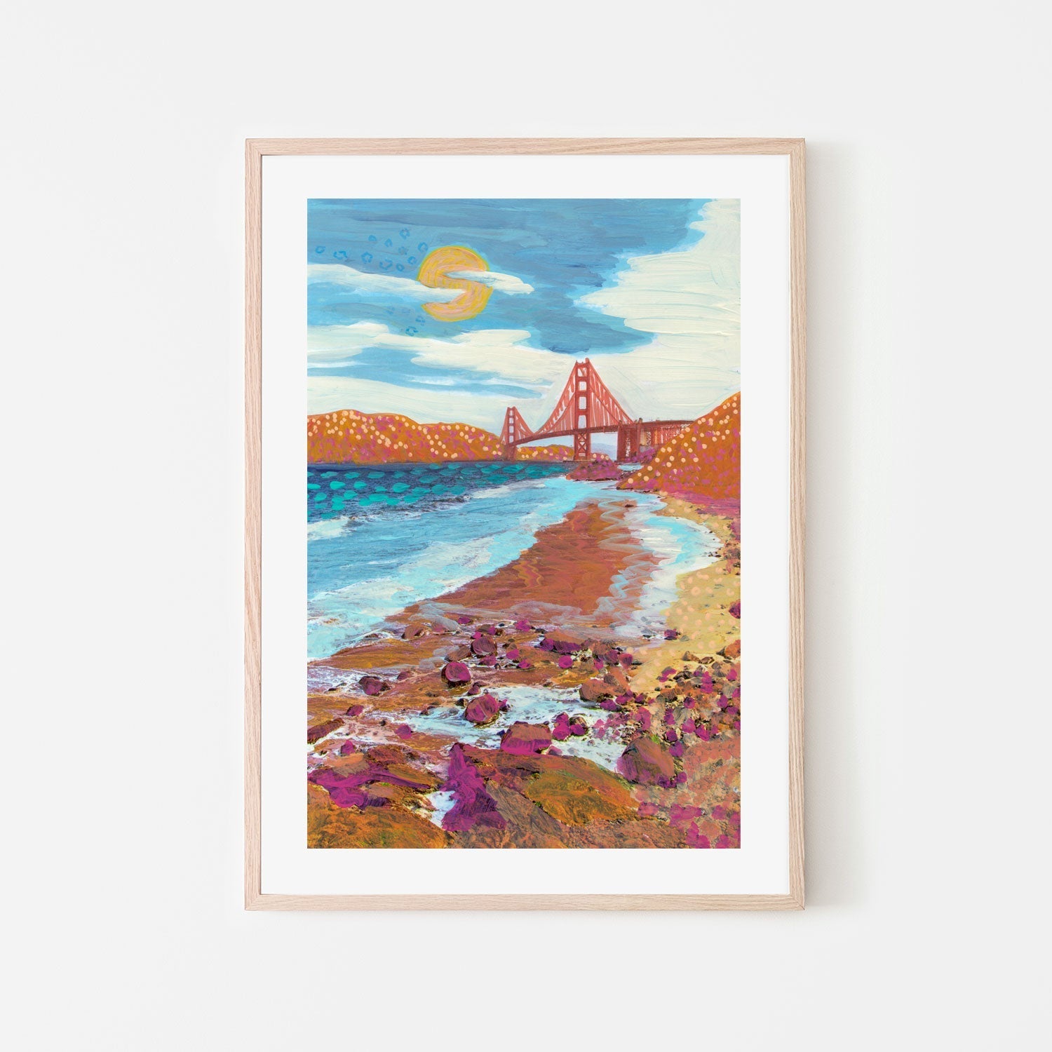 wall-art-print-canvas-poster-framed-Golden Gate , By Eleanor Baker-6