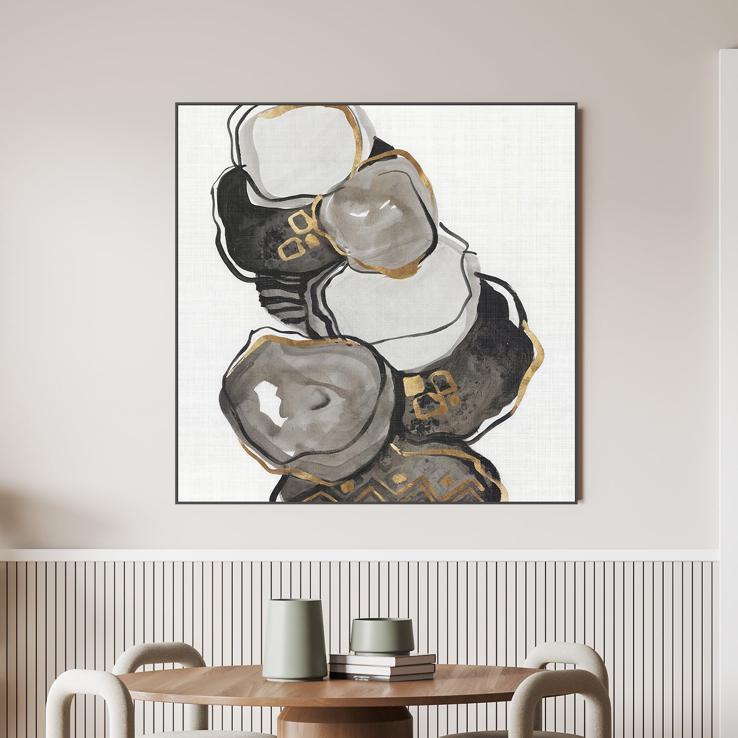 wall-art-print-canvas-poster-framed-Golden Gate, Style A , By Leda Robertson-2