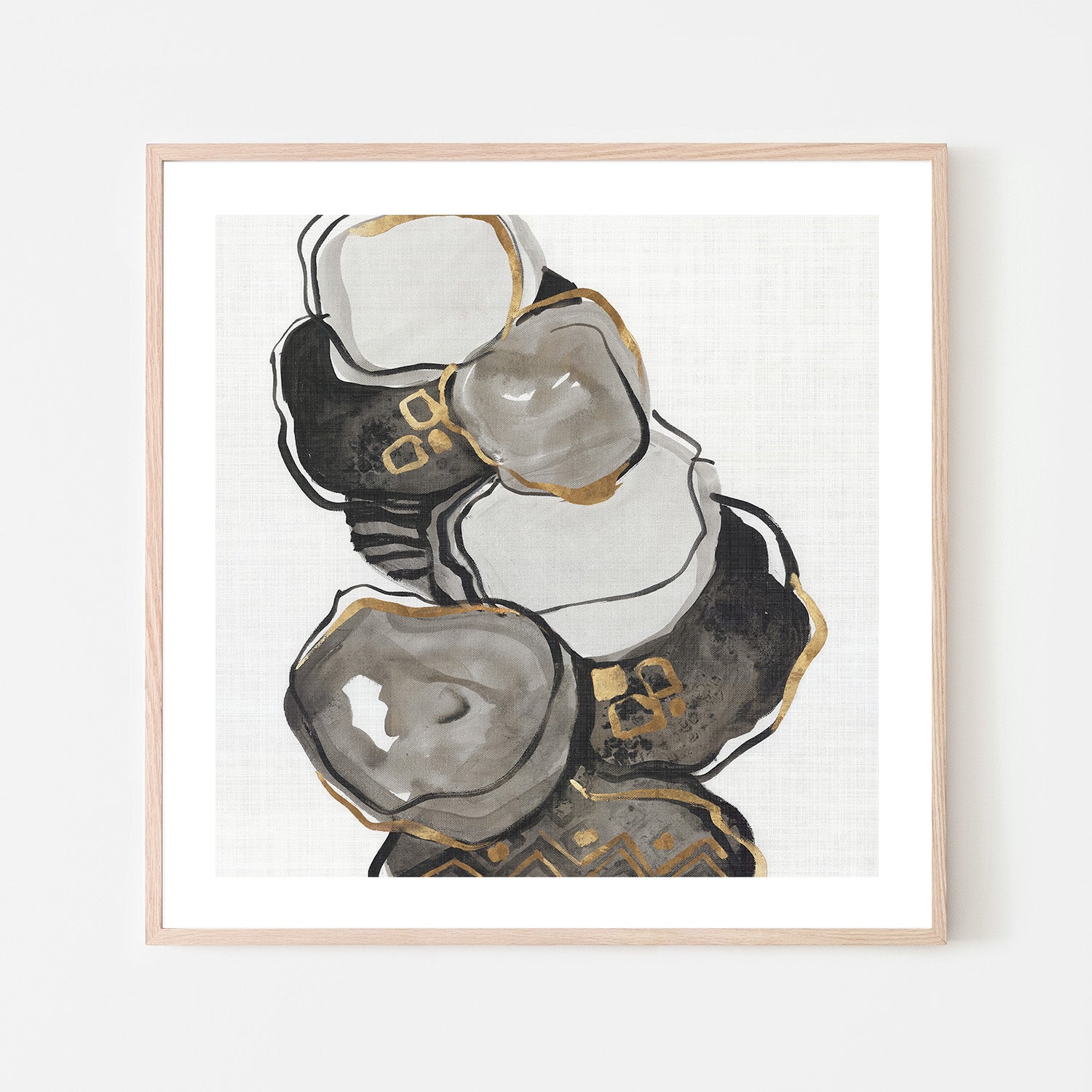 wall-art-print-canvas-poster-framed-Golden Gate, Style A , By Leda Robertson-6