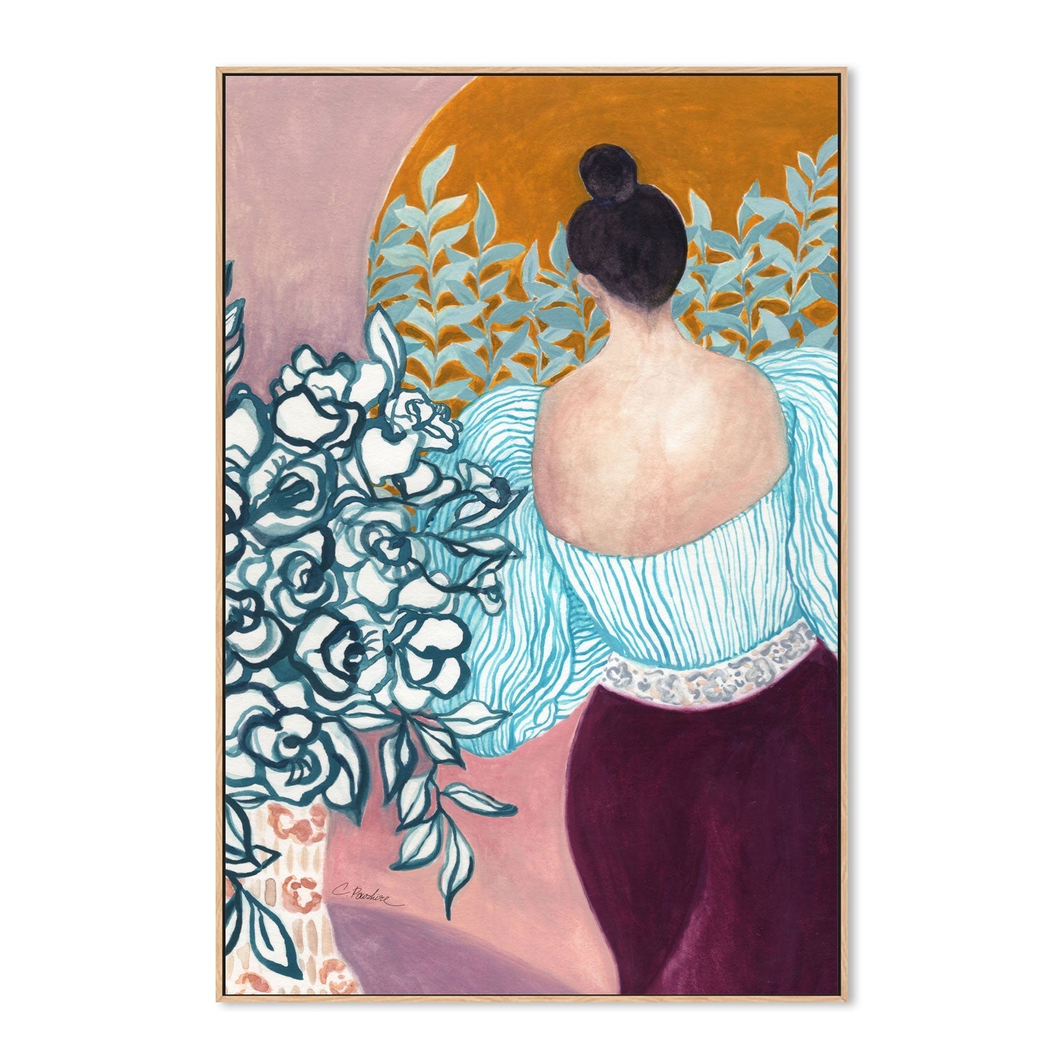 wall-art-print-canvas-poster-framed-Golden Hour , By Chonticha Hanon-4