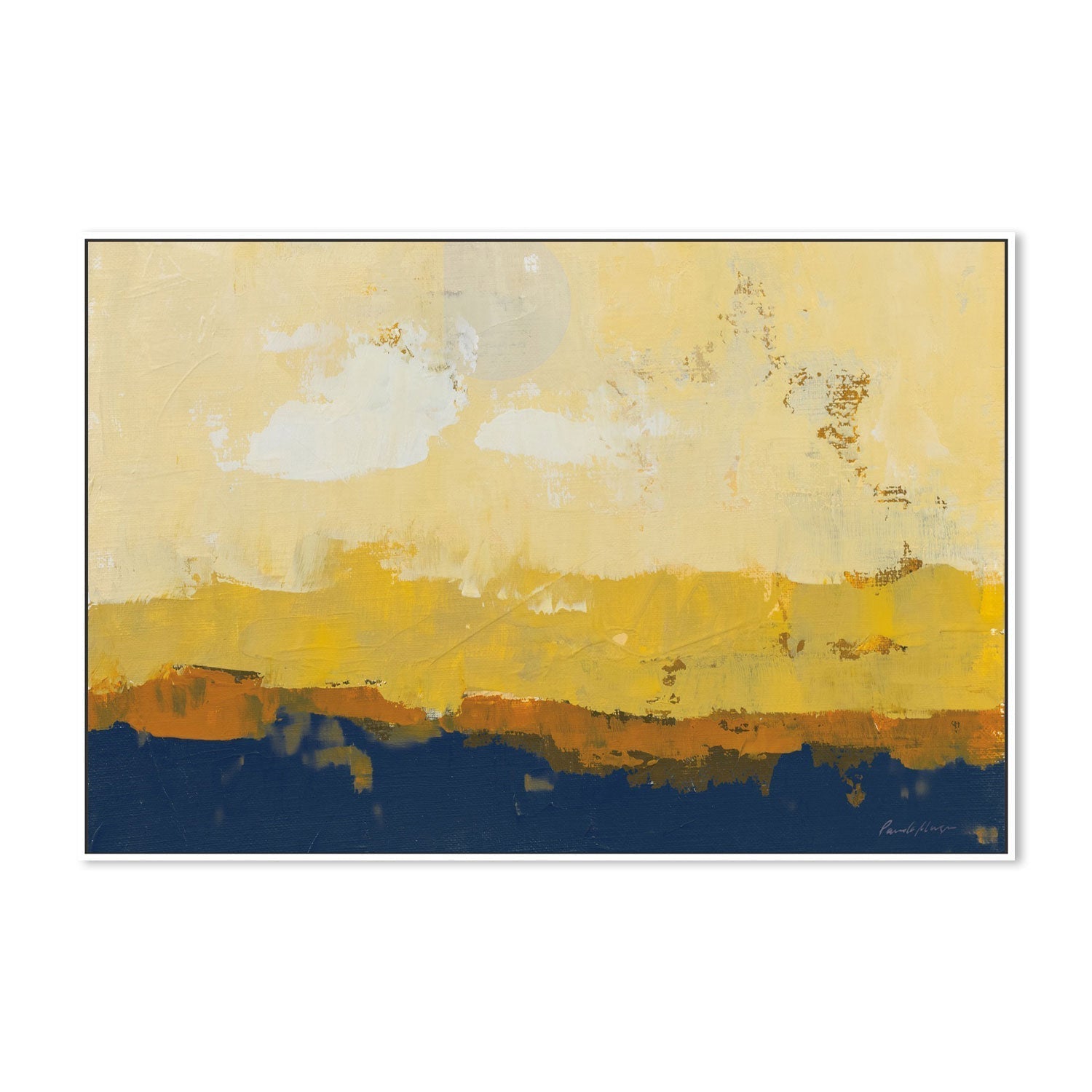 wall-art-print-canvas-poster-framed-Golden Hour Navy-by-Pamela Munger-Gioia Wall Art