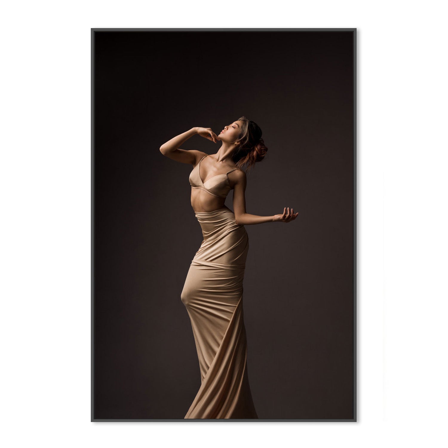 wall-art-print-canvas-poster-framed-Golden Statuette, by Natalya Sleta-by-Plus X Studio-Gioia Wall Art