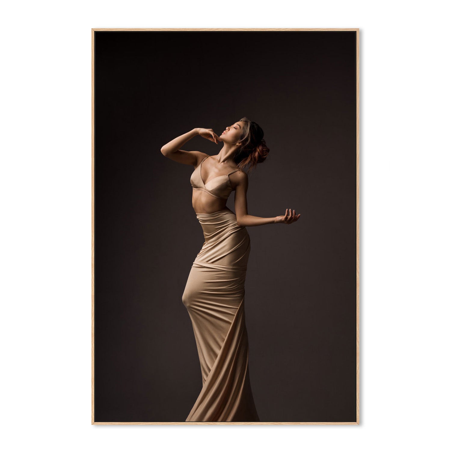 wall-art-print-canvas-poster-framed-Golden Statuette, by Natalya Sleta-by-Plus X Studio-Gioia Wall Art