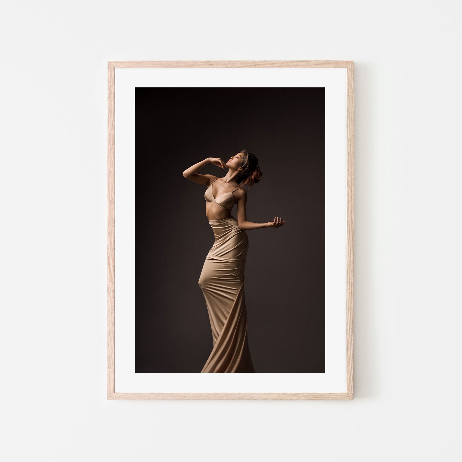 wall-art-print-canvas-poster-framed-Golden Statuette, by Natalya Sleta-by-Plus X Studio-Gioia Wall Art