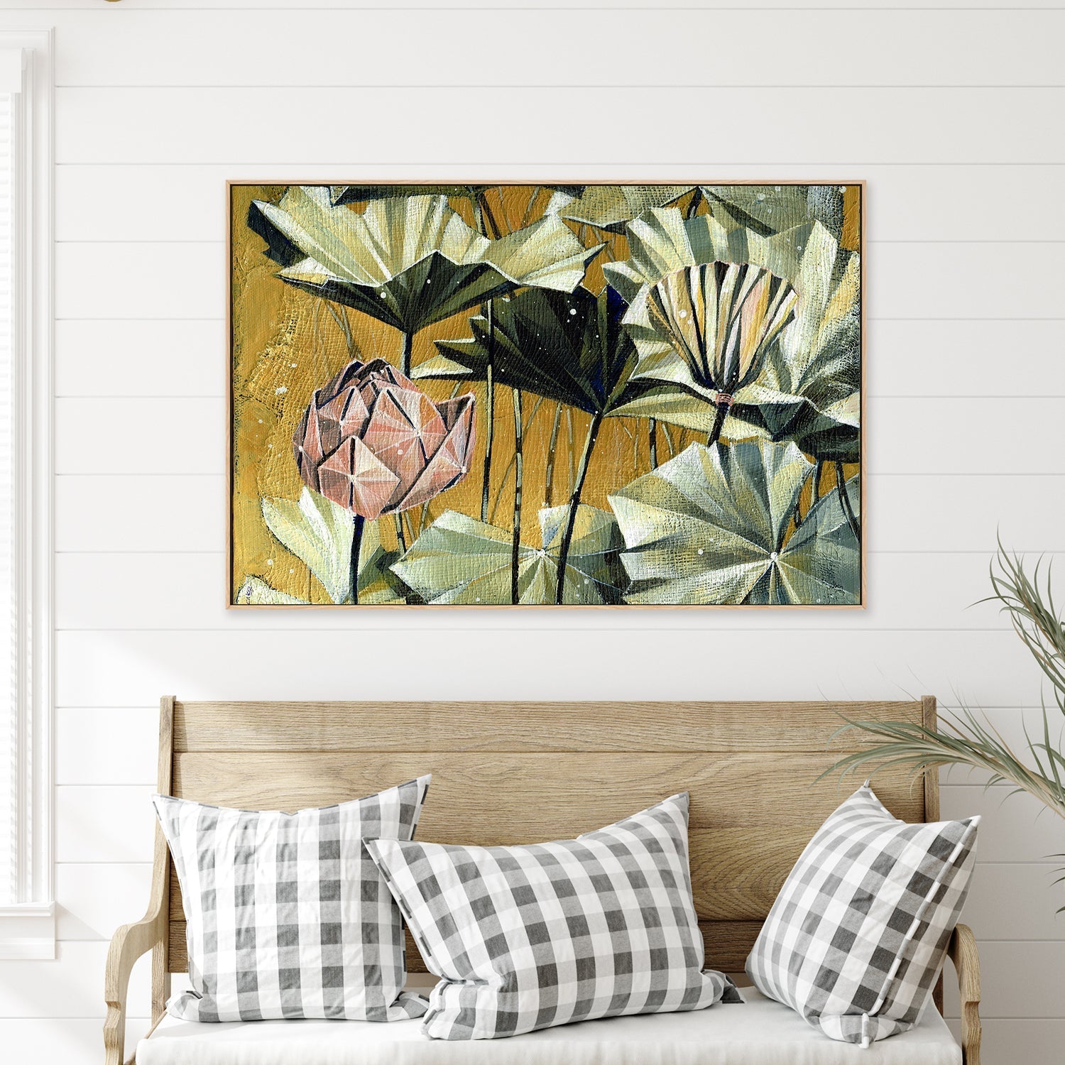 wall-art-print-canvas-poster-framed-Golden Swamp , By Olena Kosenko-2