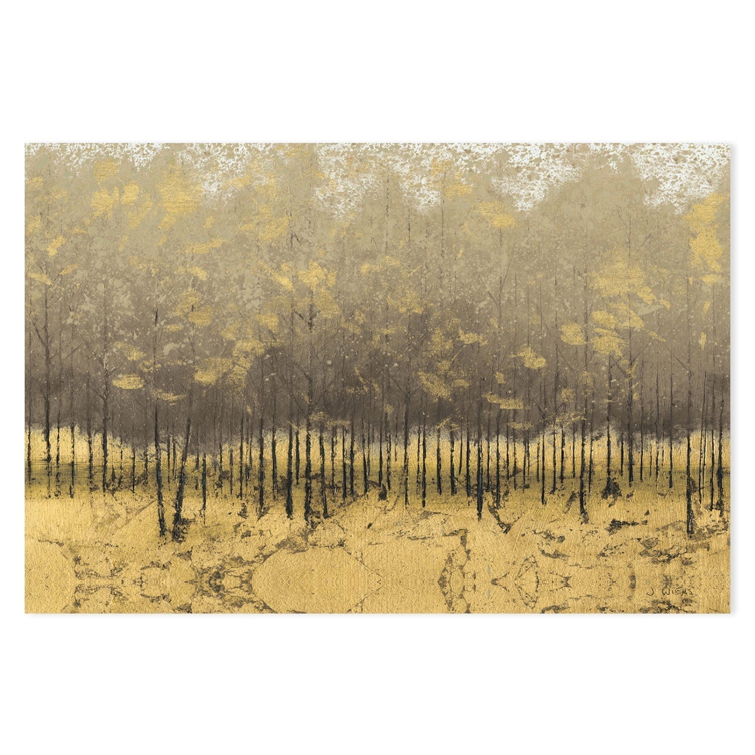 wall-art-print-canvas-poster-framed-Golden Trees, Style A-by-James Wiens-Gioia Wall Art