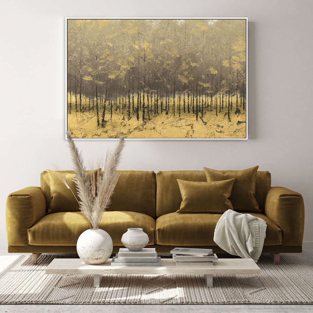 wall-art-print-canvas-poster-framed-Golden Trees, Style B-by-James Wiens-Gioia Wall Art