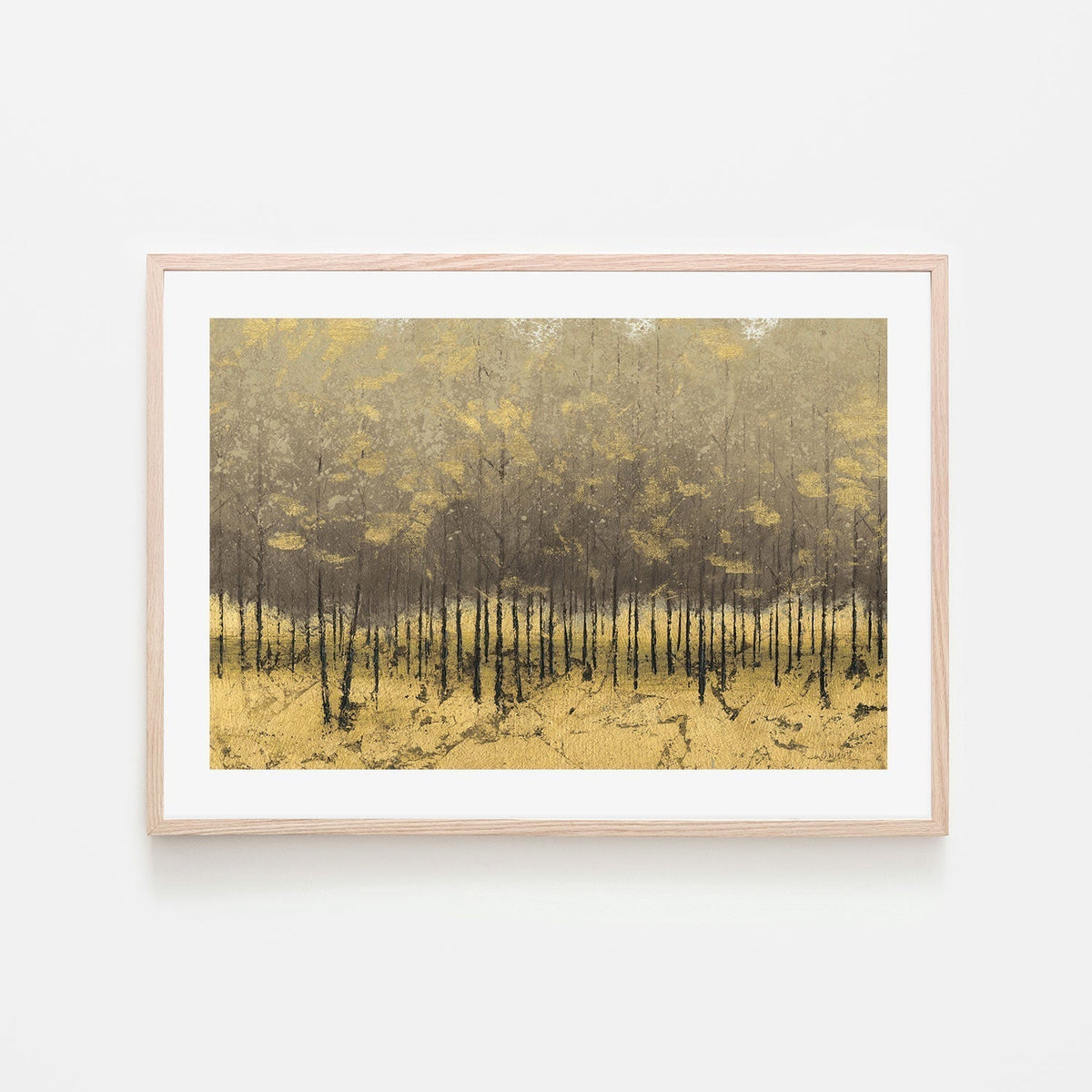 wall-art-print-canvas-poster-framed-Golden Trees, Style B-by-James Wiens-Gioia Wall Art