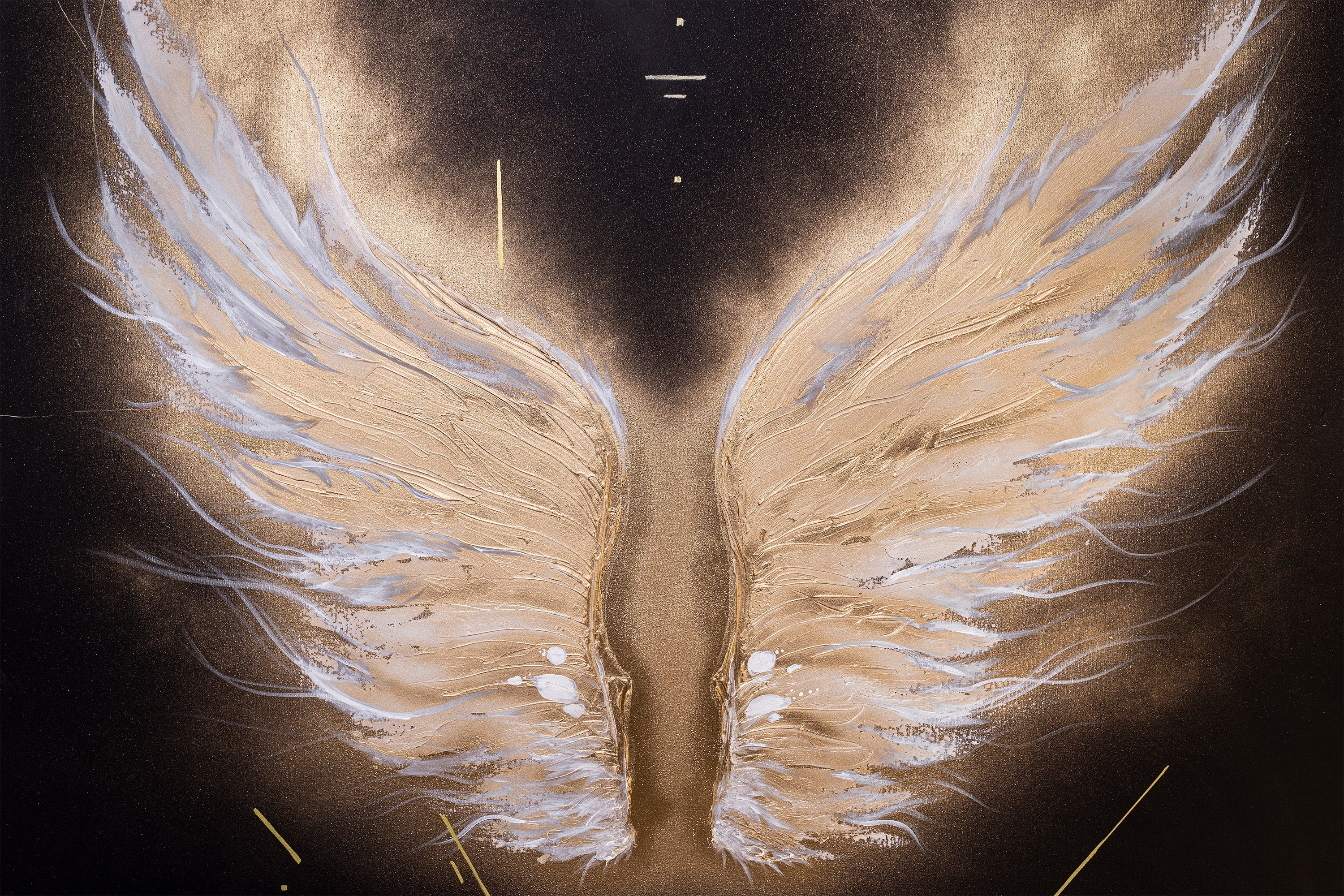 wall-art-print-canvas-poster-framed-Golden Wings-1