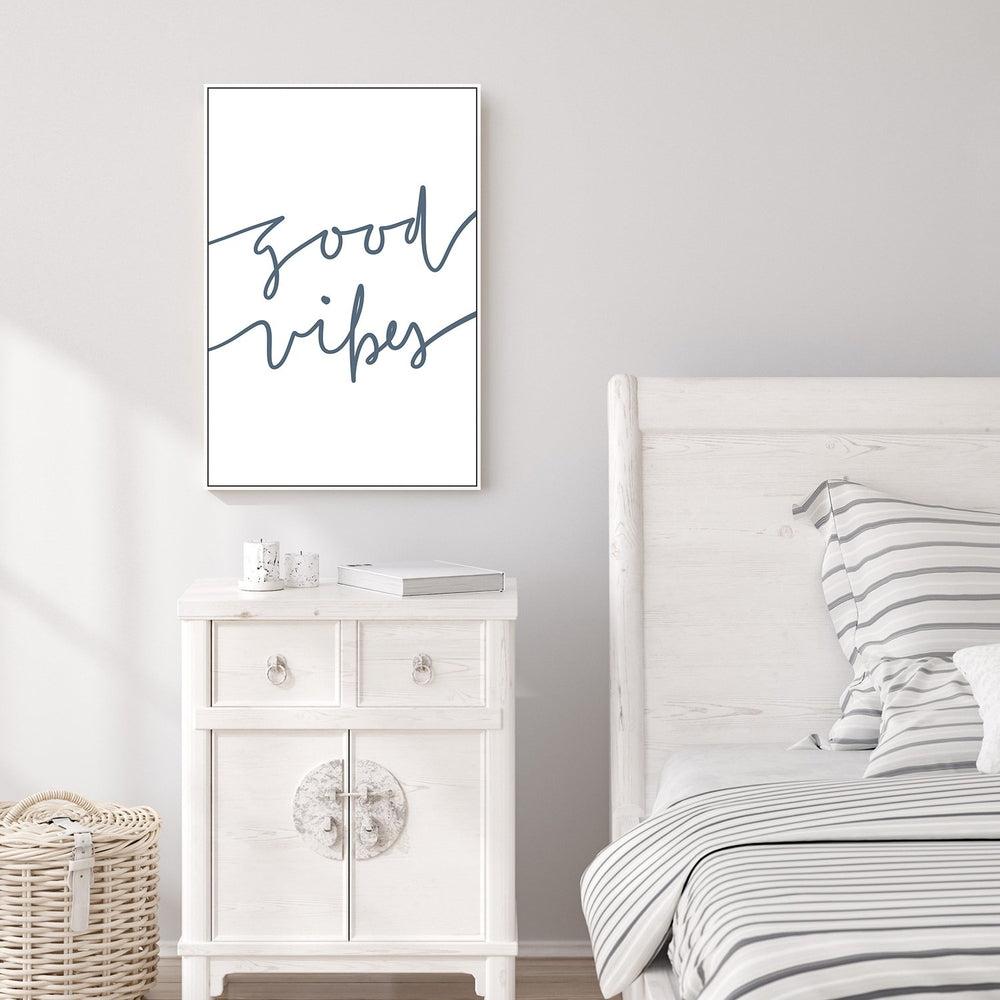 wall-art-print-canvas-poster-framed-Good Vibes-by-Emily Wood-Gioia Wall Art